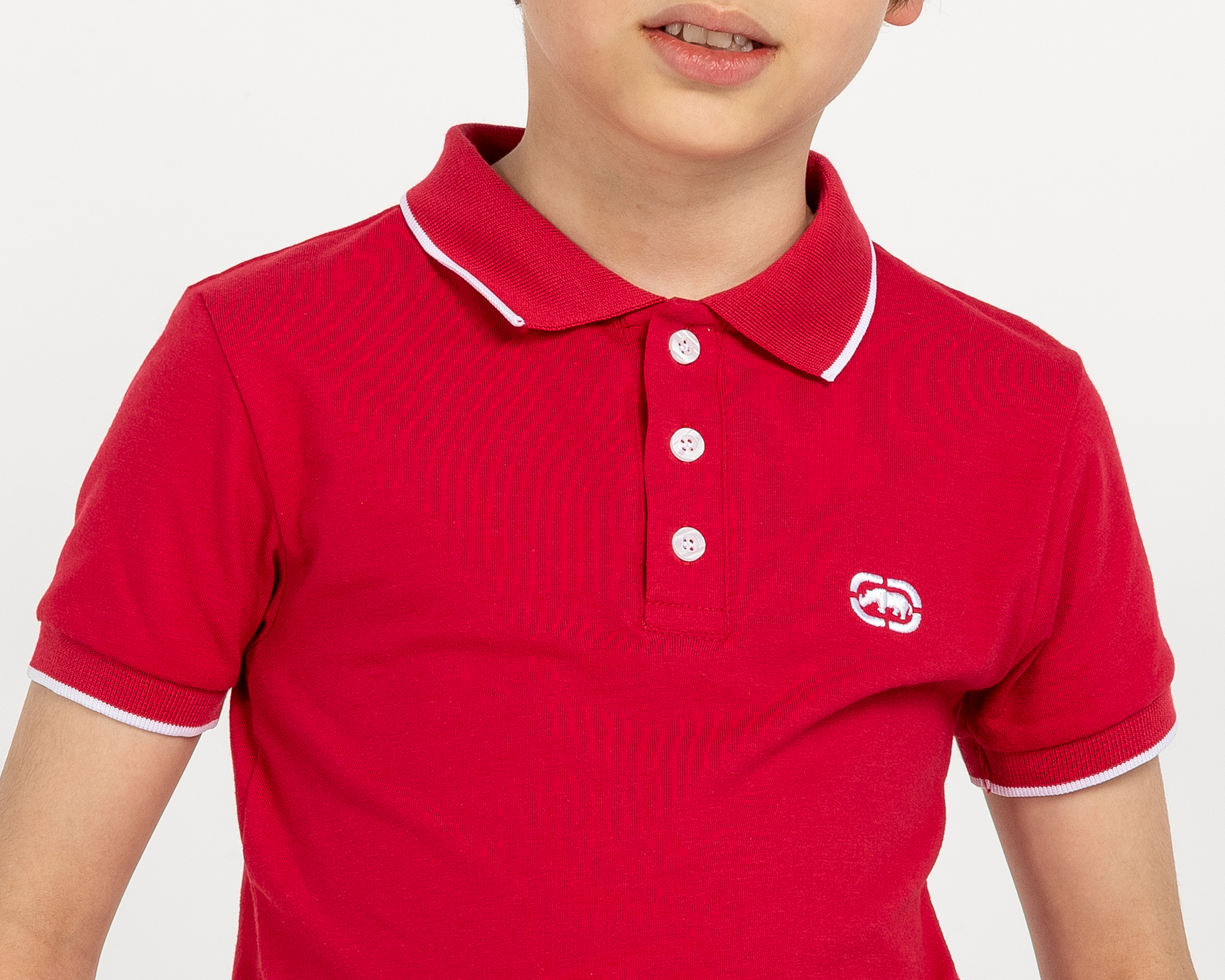 Foto 4 | Foto 4 | Playera Polo Ecko Unltd. Roja para Niño