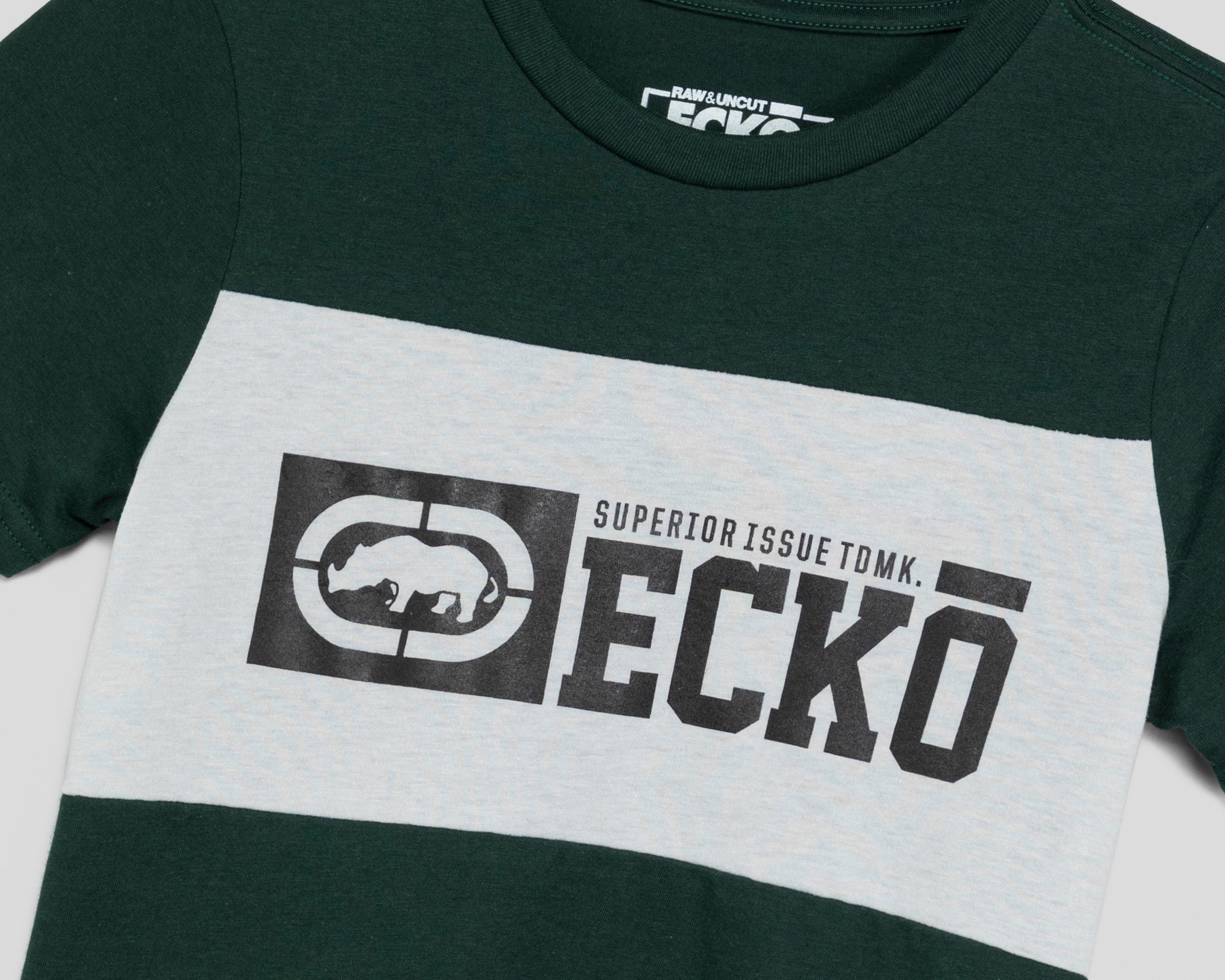 Foto 4 pulgar | Foto 3 | Playera Cuello Redondo Verde Ecko Unltd. Juvenil