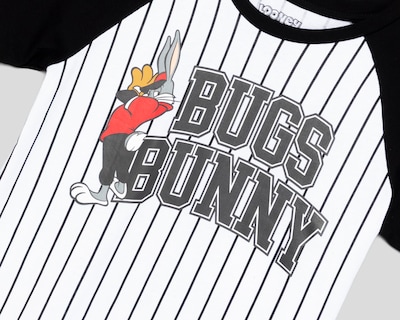 Foto 3 | Foto 3 | Playera de Cuello Redondo Blanca Looney Tunes Juvenil