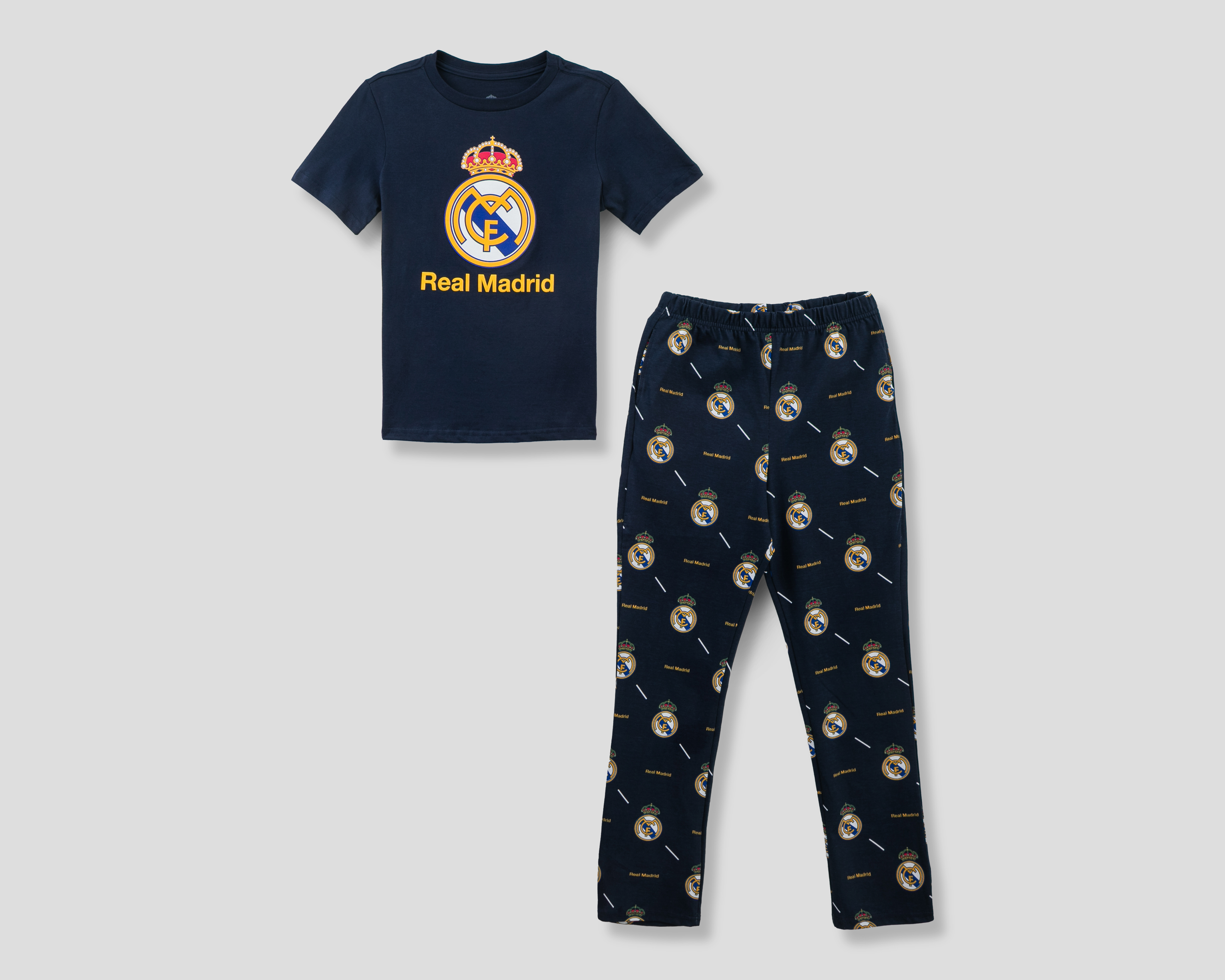 Pijama Juvenil Estampada Real Madrid