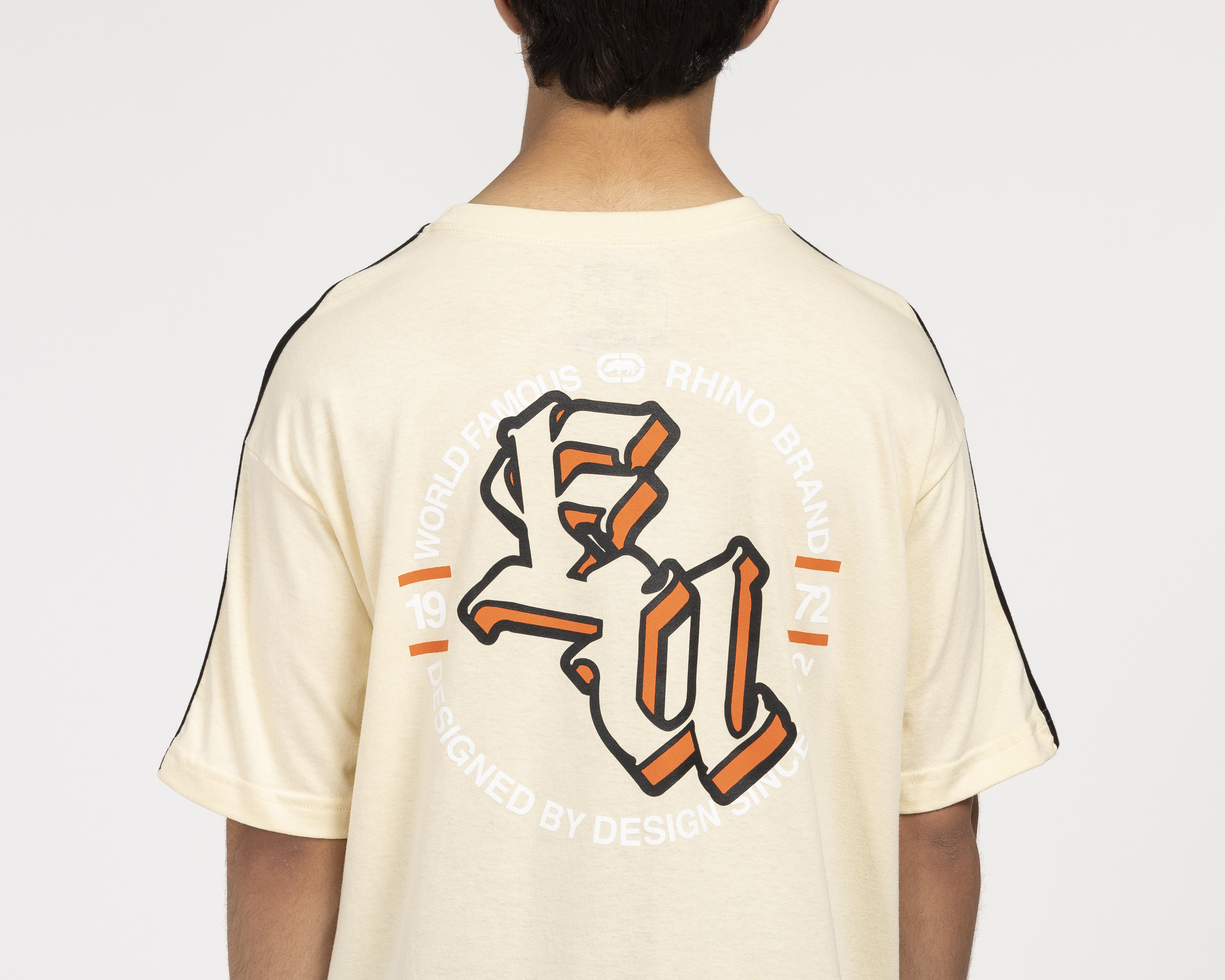 Foto 5 | Foto 5 | Playera de Cuello Redondo Beige Ecko Unltd. Juvenil