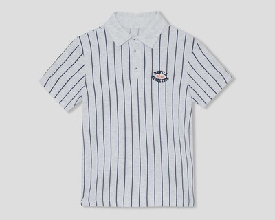 Foto 1 | Foto 1 | Playera de Cuello Polo Gris Refill para Niño