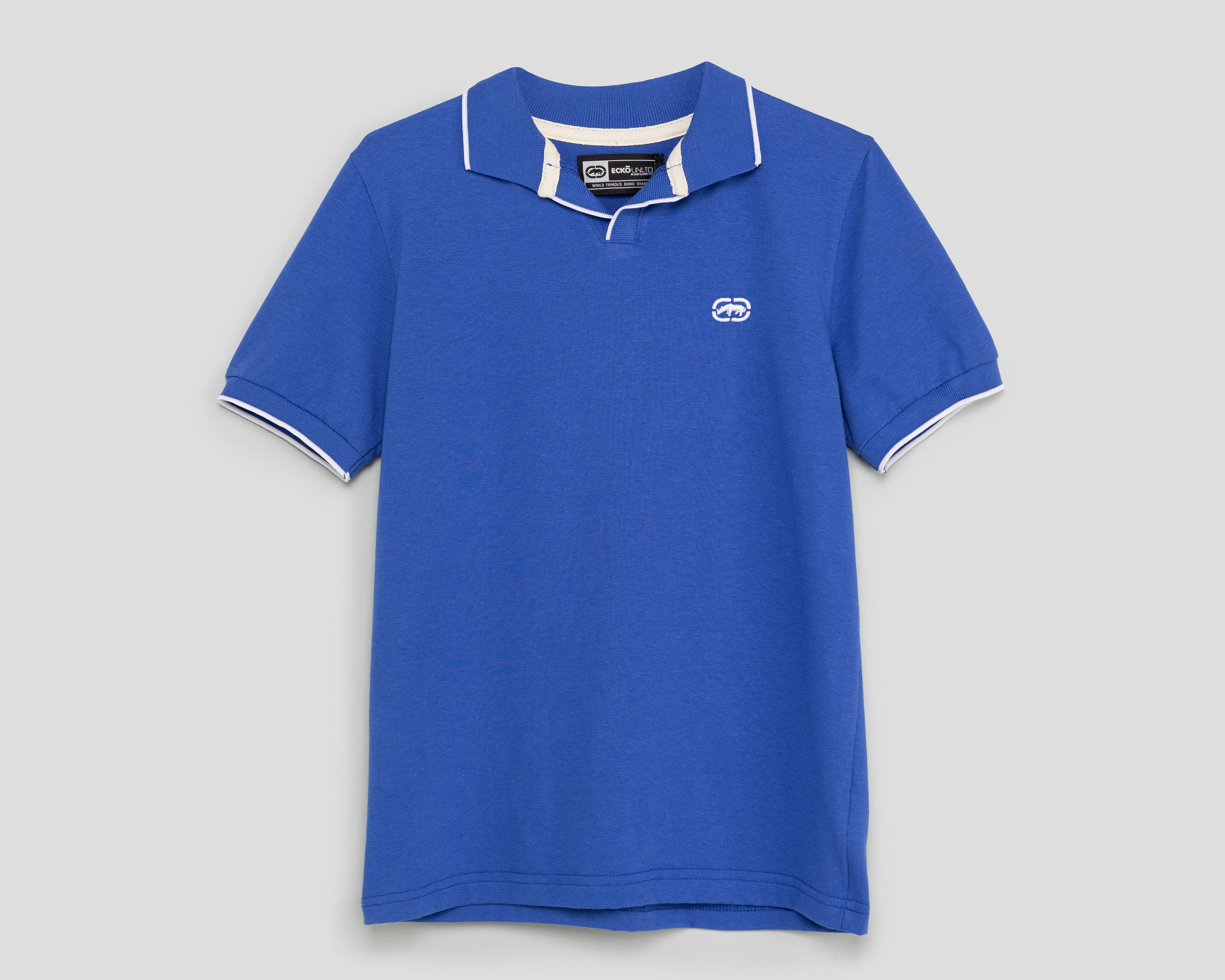 Playera Polo Ecko Unltd. Azul Juvenil