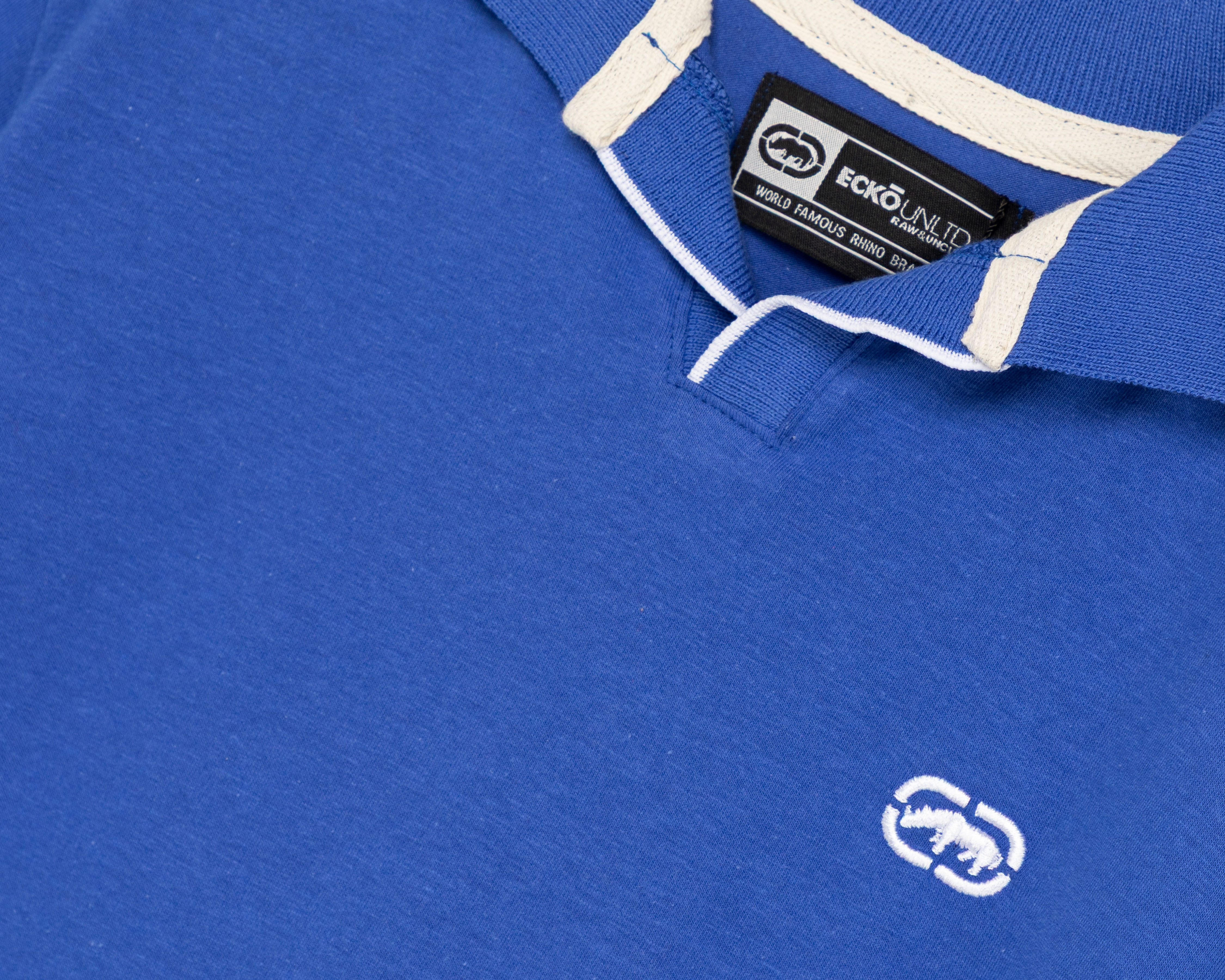 Foto 4 pulgar | Foto 3 | Playera Polo Ecko Unltd. Azul Juvenil