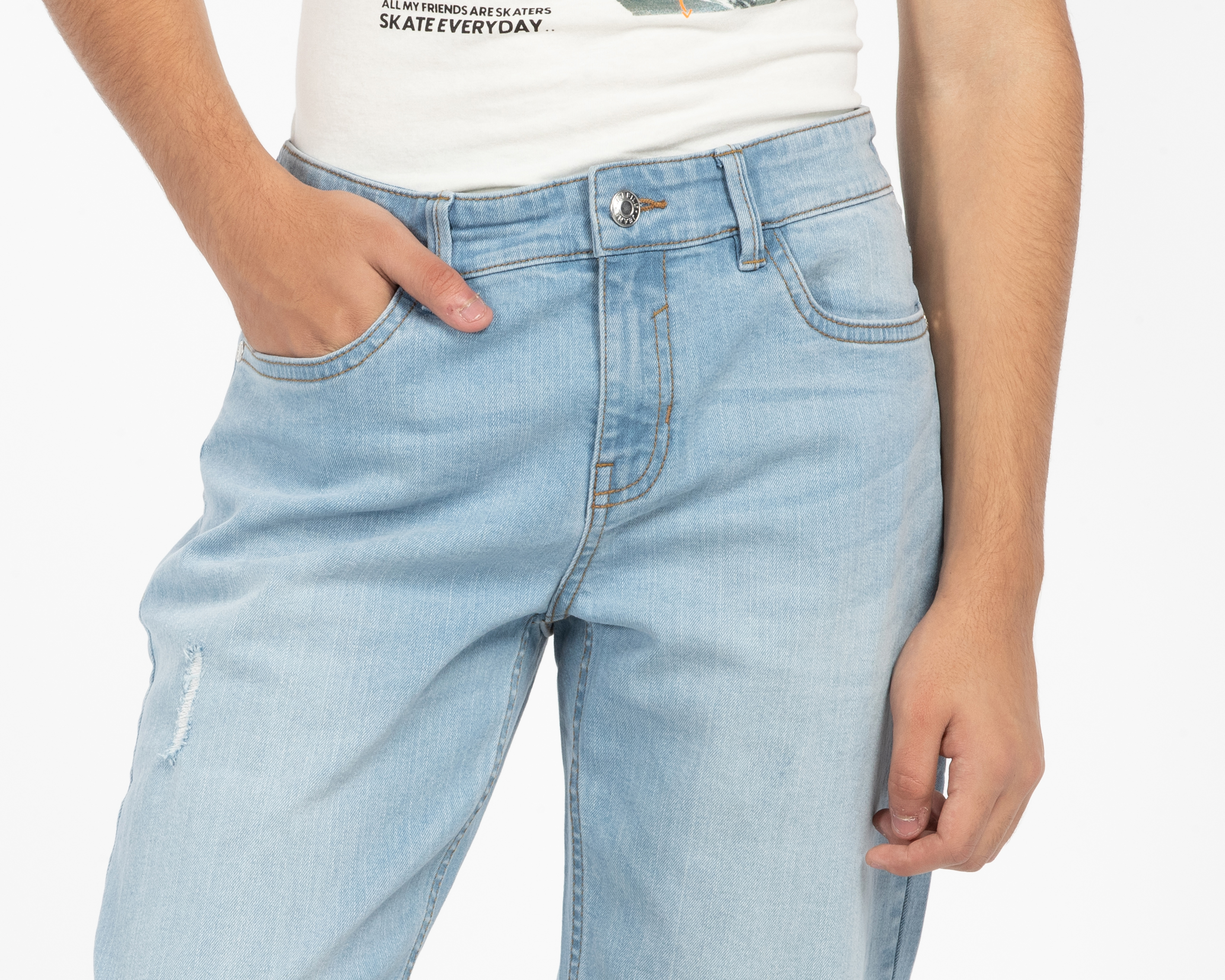 Foto 4 | Foto 4 | Pantalón Refill Recto Juvenil