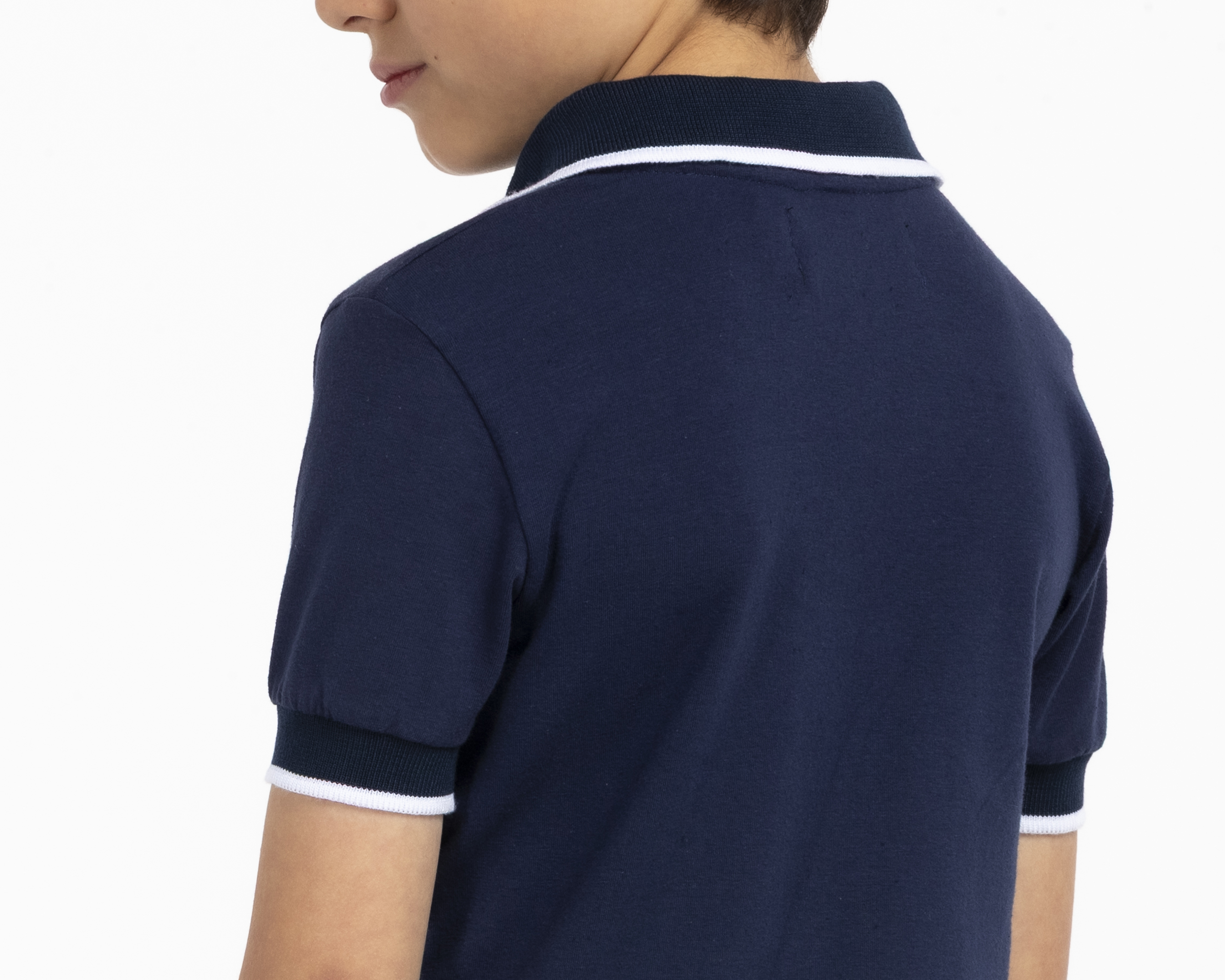 Foto 5 | Foto 5 | Playera Polo Ecko Unltd. Azul para Niño