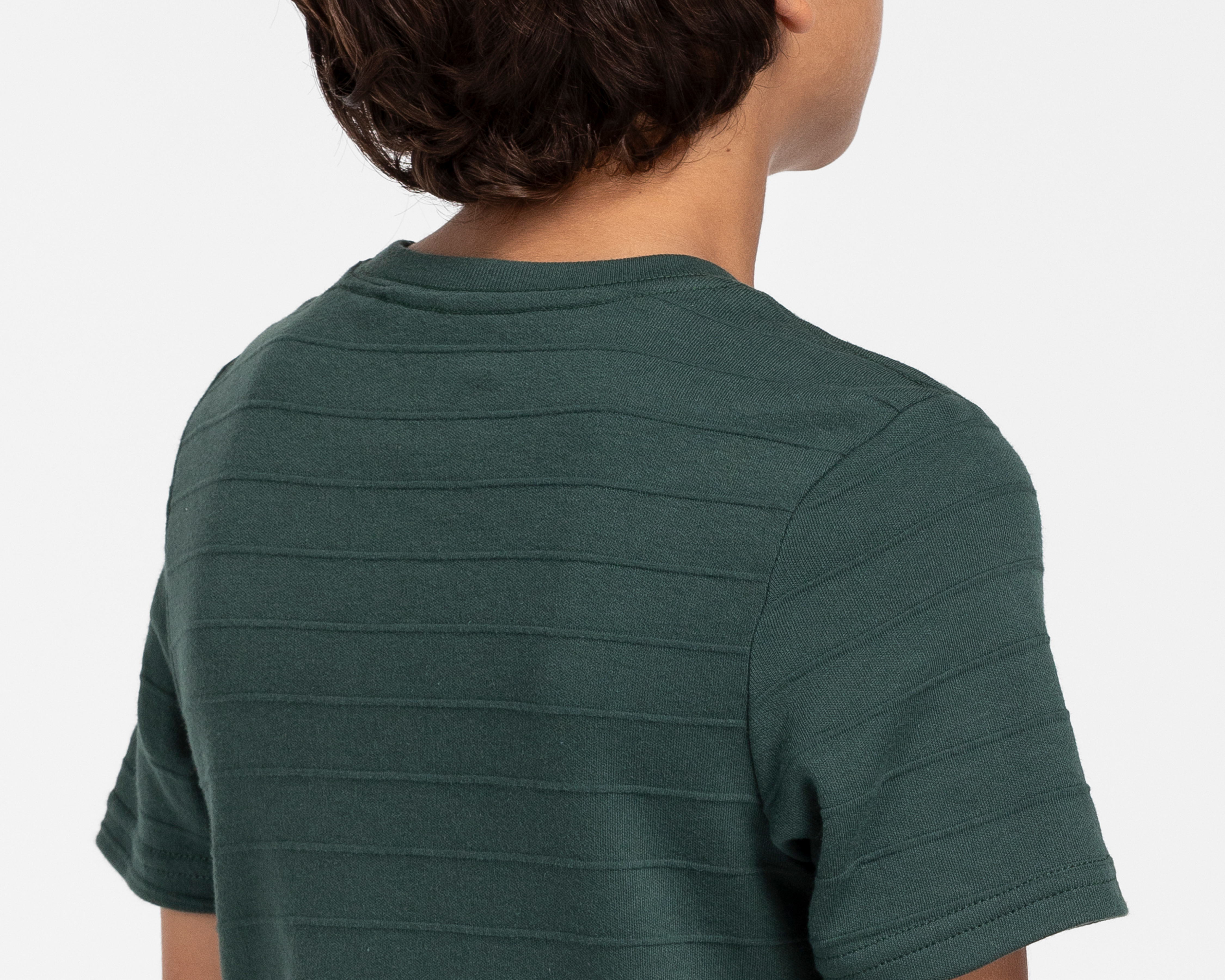 Foto 5 | Foto 5 | Playera de Cuello Redondo Verde Neo*City para Niño