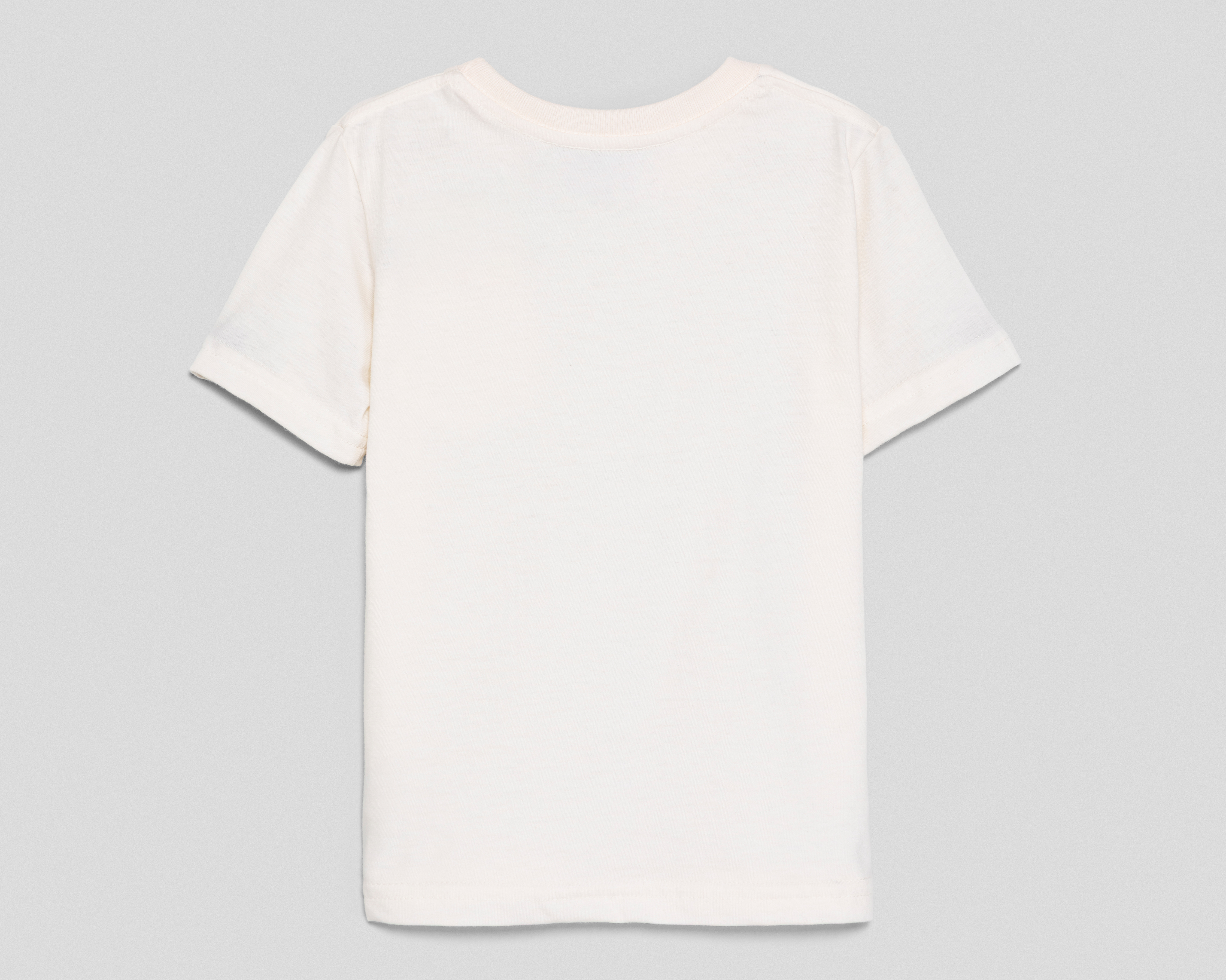 Foto 3 pulgar | Foto 2 | Playera Cuello Redondo Blanca para Niño