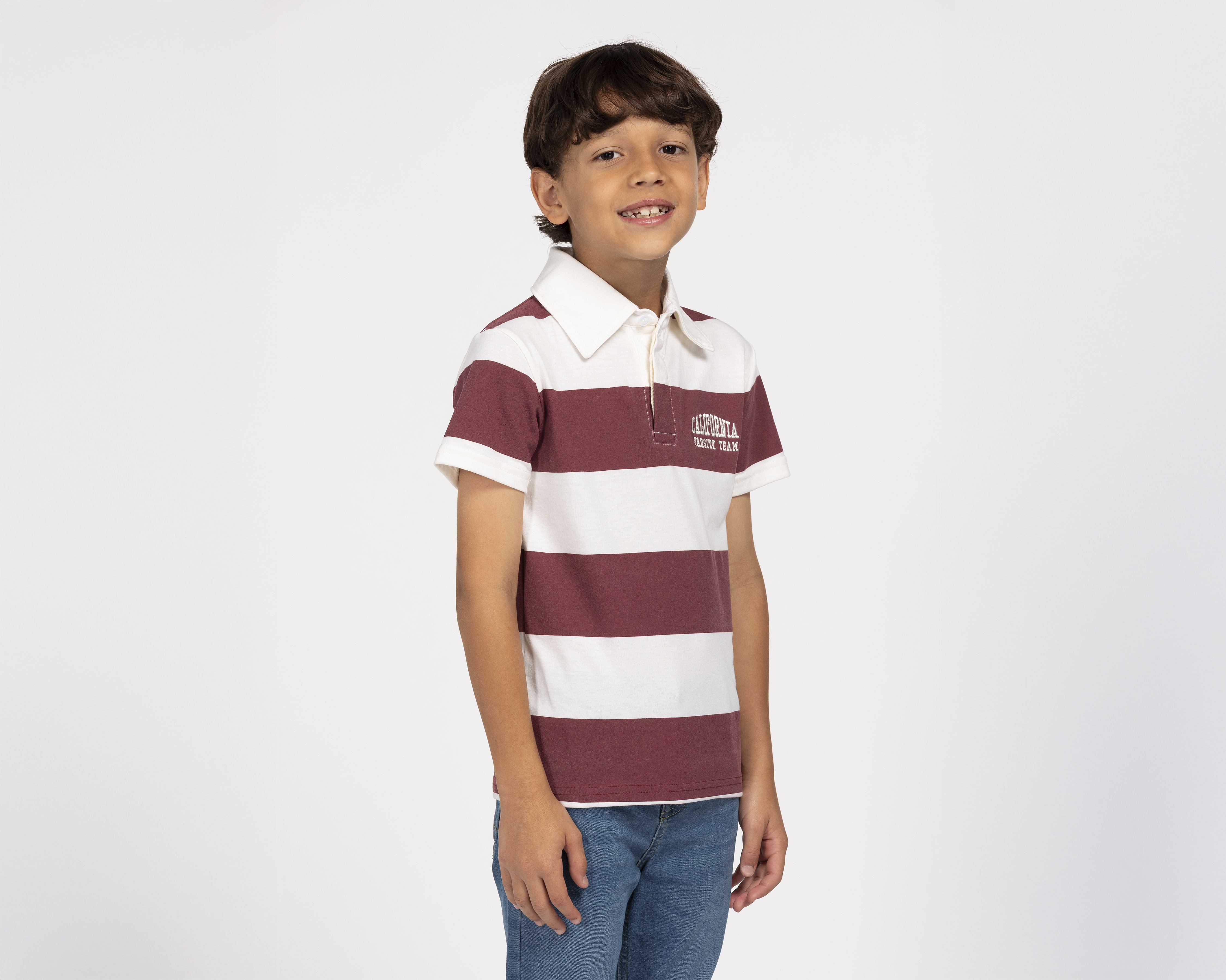 Foto 1 | Foto 1 | Playera Polo Refill Vino para Niño