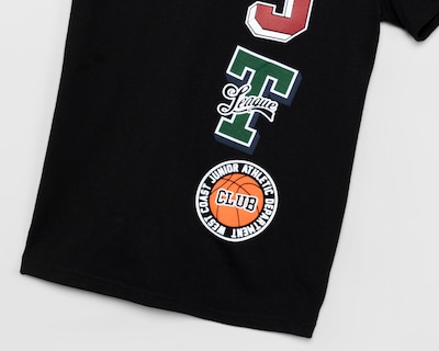 Foto 3 | Foto 3 | Playera de Cuello Redondo Negra Neo*City para Niño