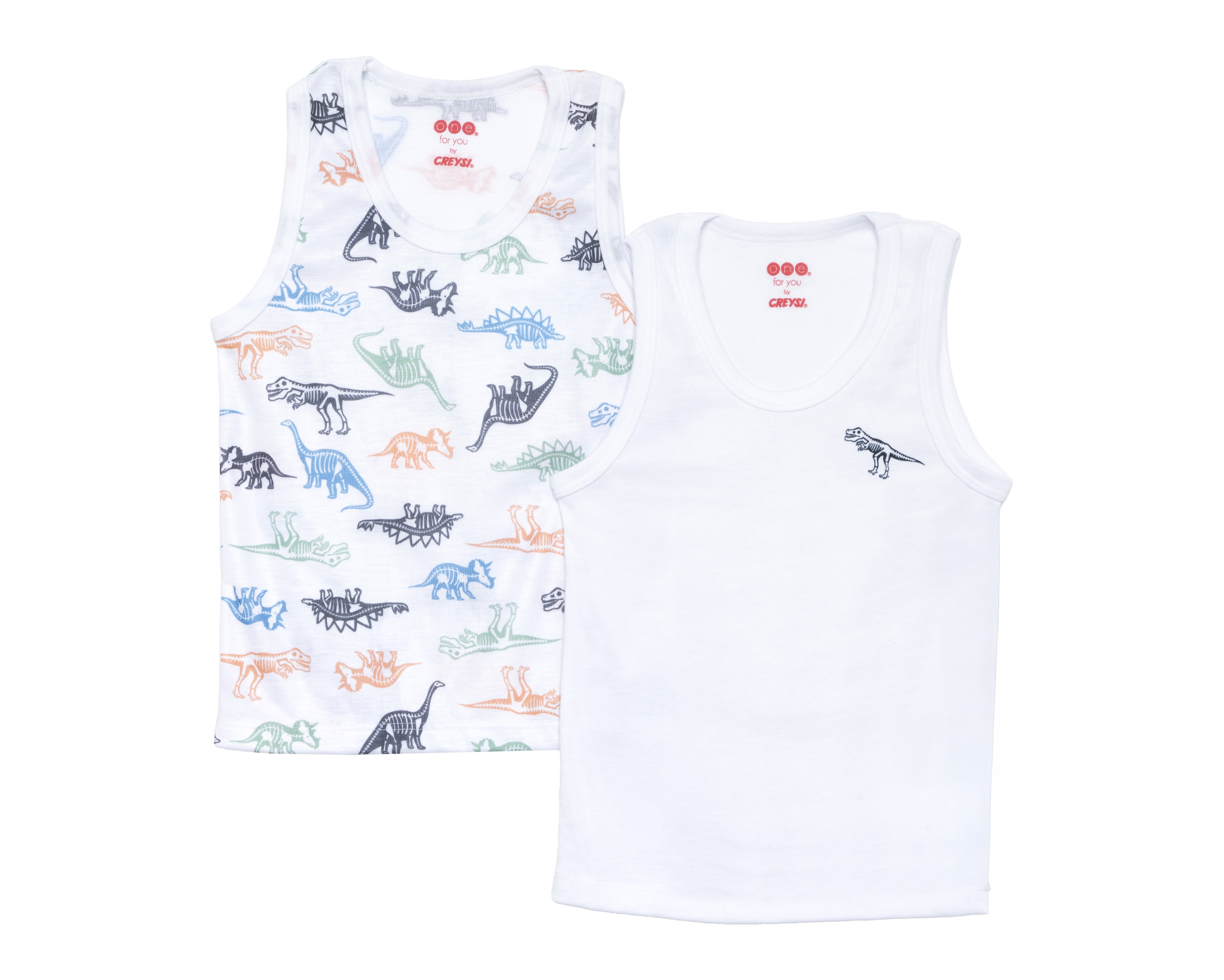 Playera Interior One For You para Niño 2 Piezas