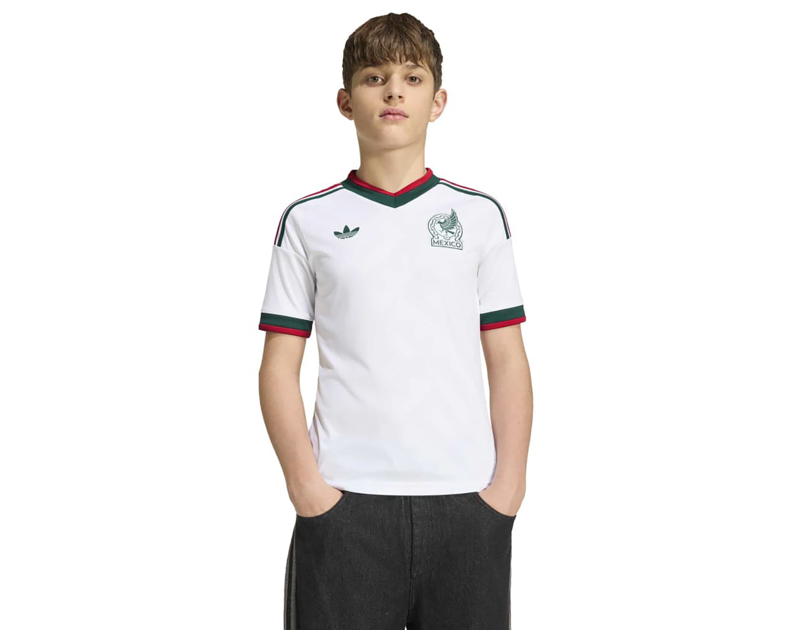 Jersey Adidas Selección Nacional de México Visitante 2026 para Niño