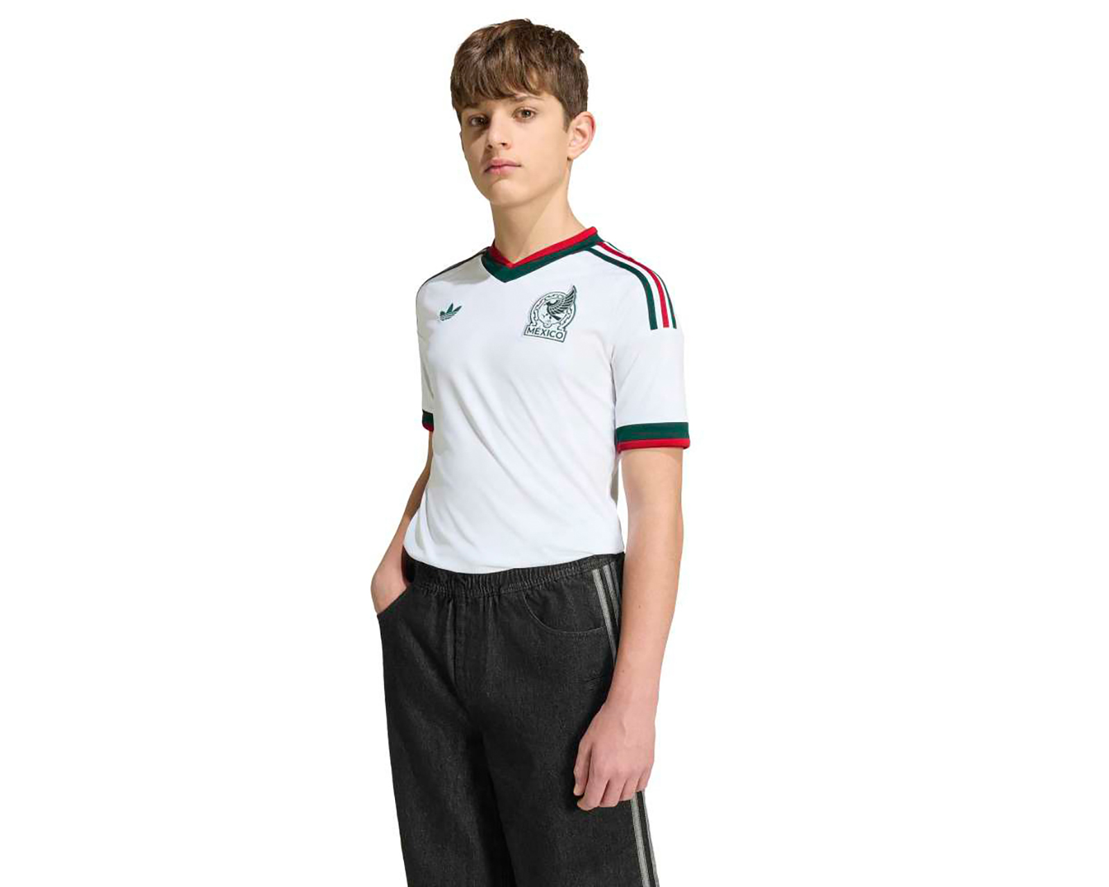 Foto 5 pulgar | Foto 4 | Jersey Adidas Selección Nacional de México Visitante 2026 para Niño
