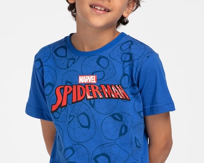 Foto 3 | Foto 3 | Playera de Cuello Redondo Azul Marvel Spider-Man para Niño
