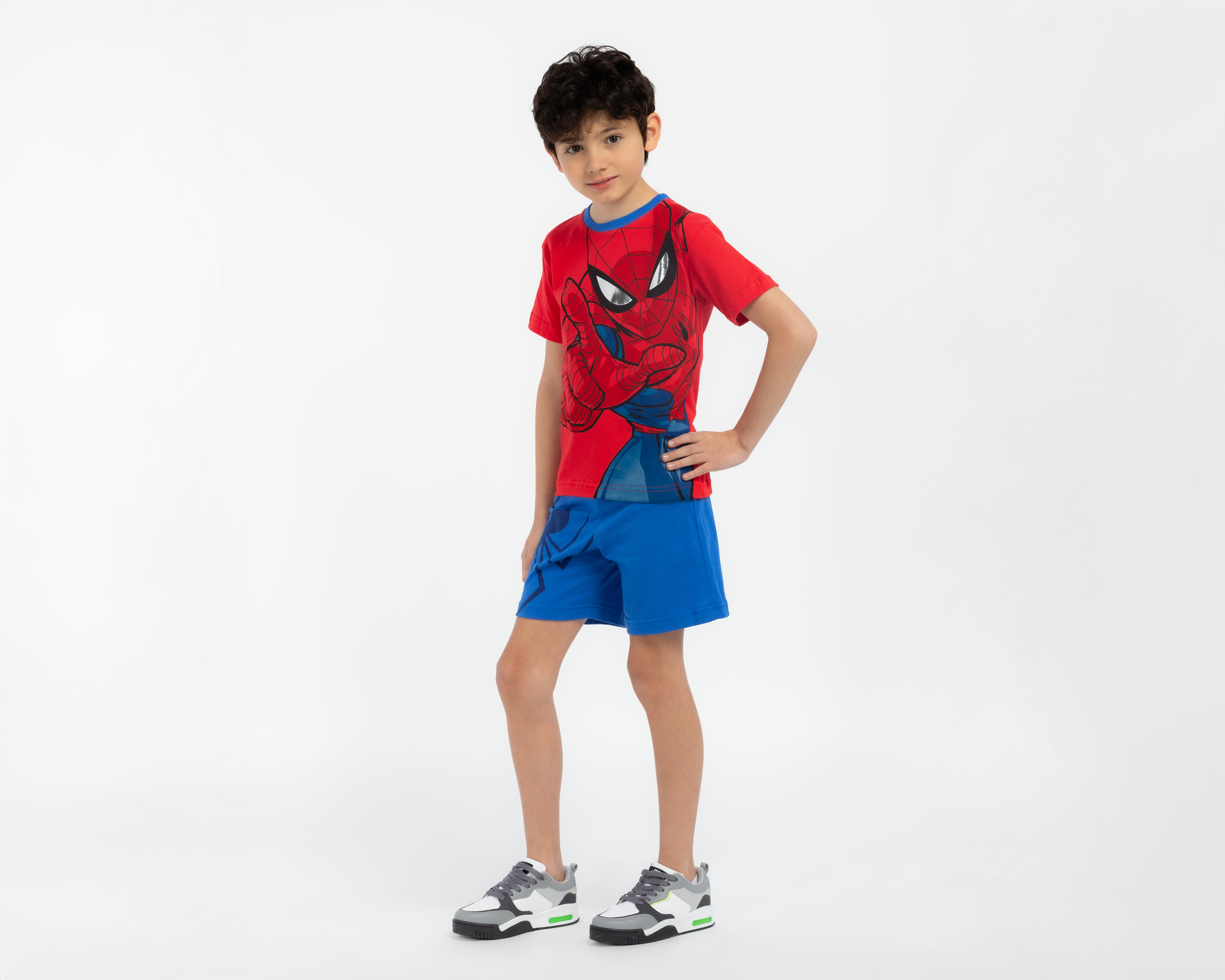 Foto 1 | Foto 1 | Playera y Short Marvel Spider-Man para Niño