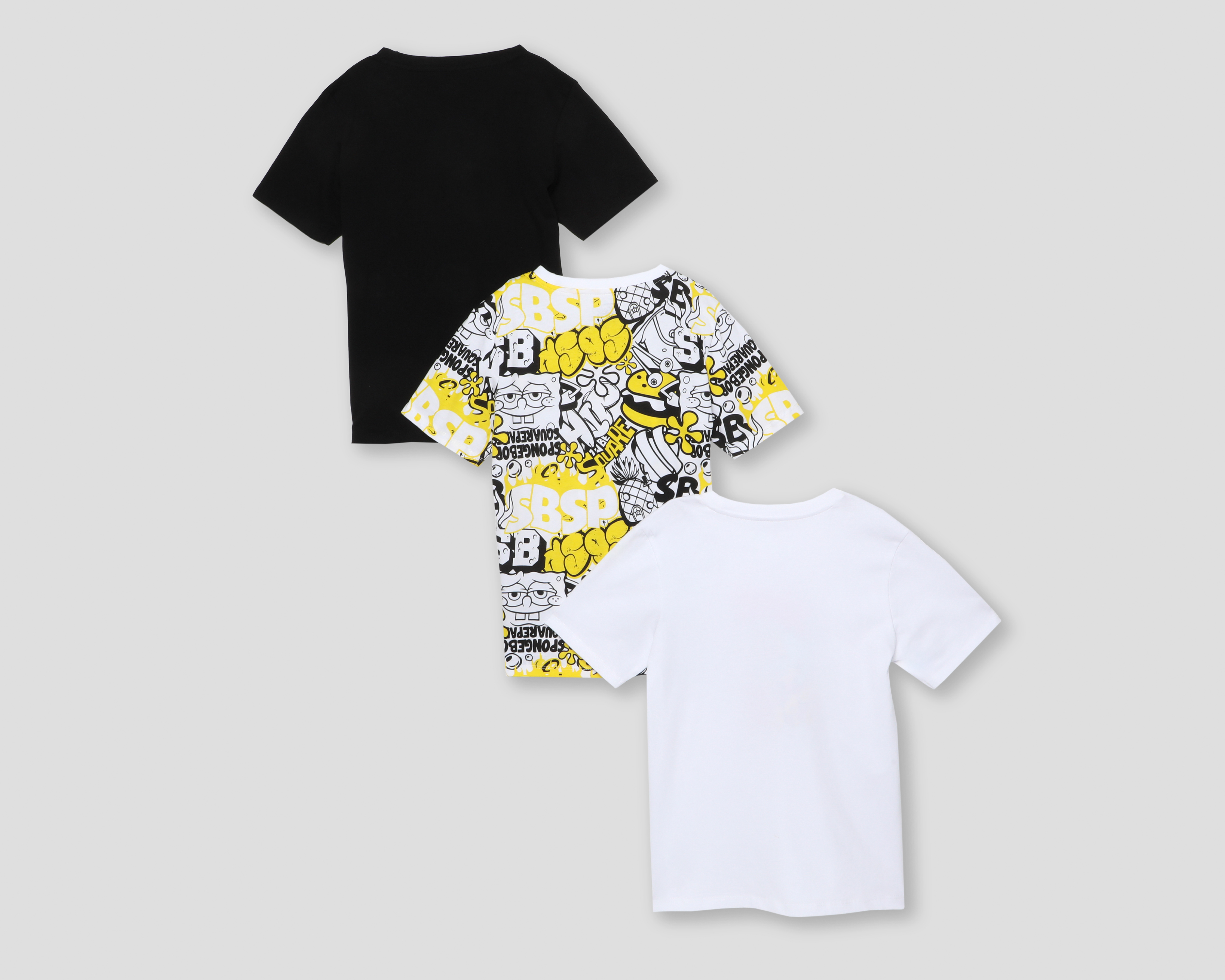 Foto 2 | Foto 2 | Playera Bob Esponja para Niño 3 Piezas