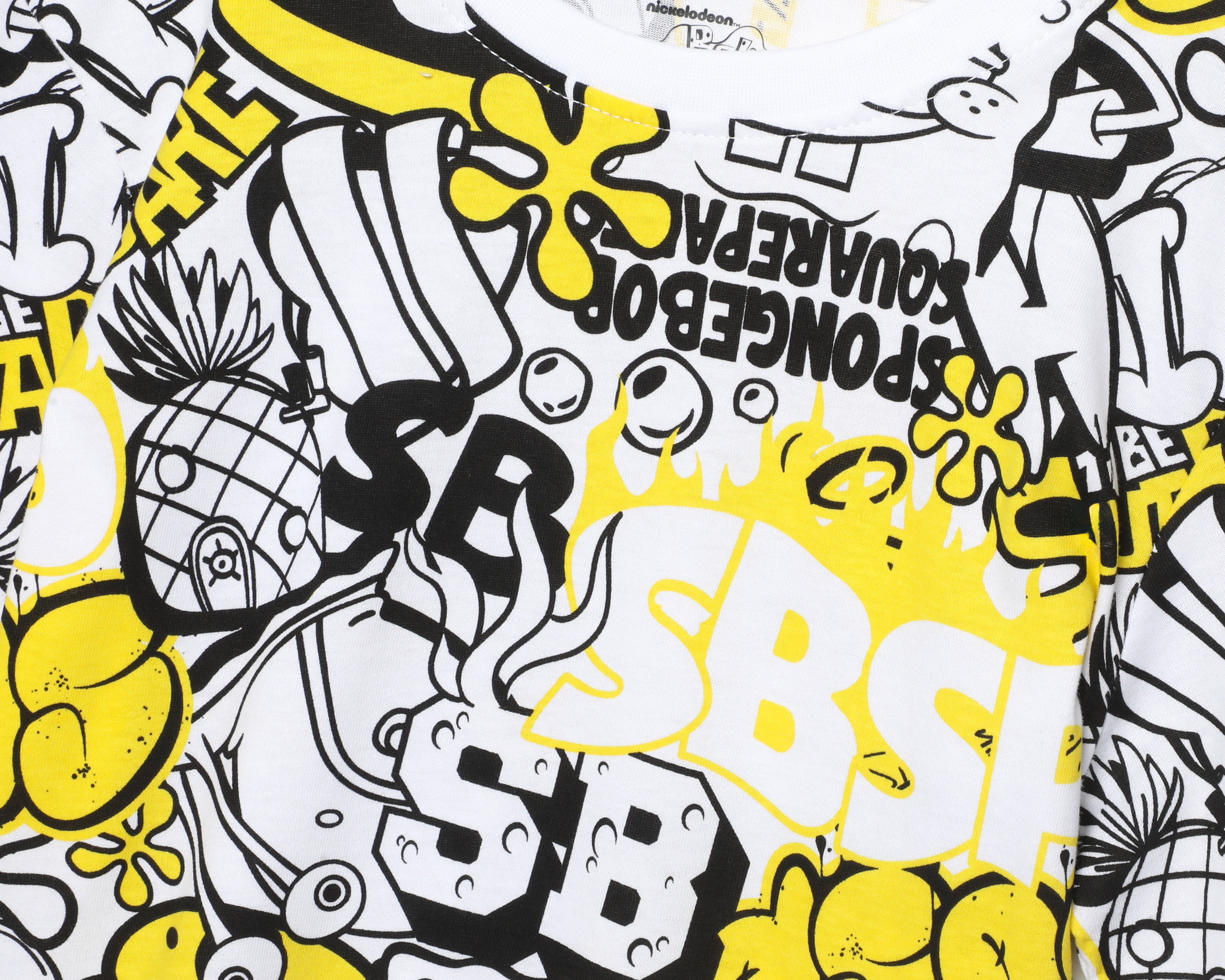 Foto 4 | Foto 4 | Playera Bob Esponja para Niño 3 Piezas