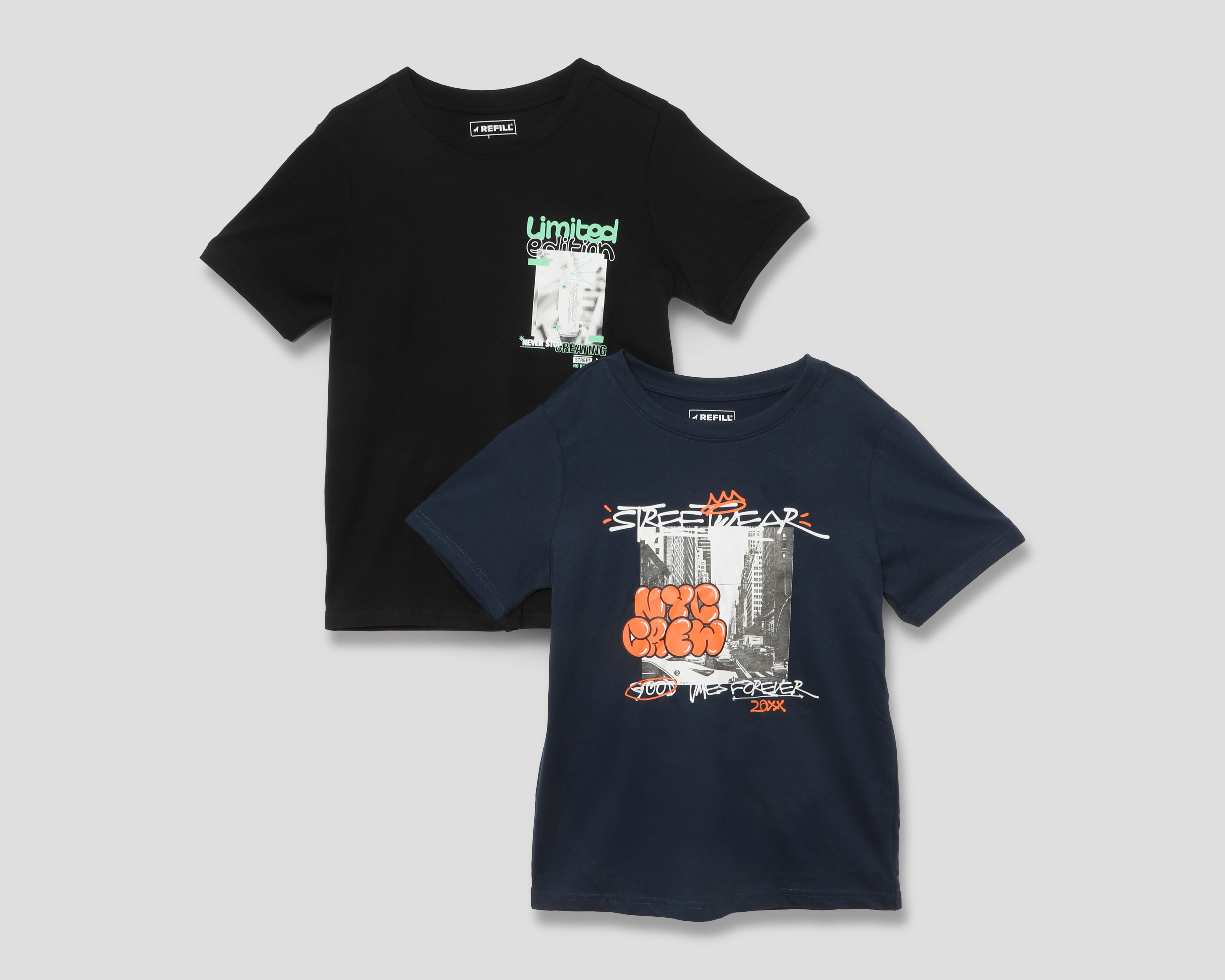 Foto 1 | Foto 1 | Playera Refill para Niño 2 Piezas