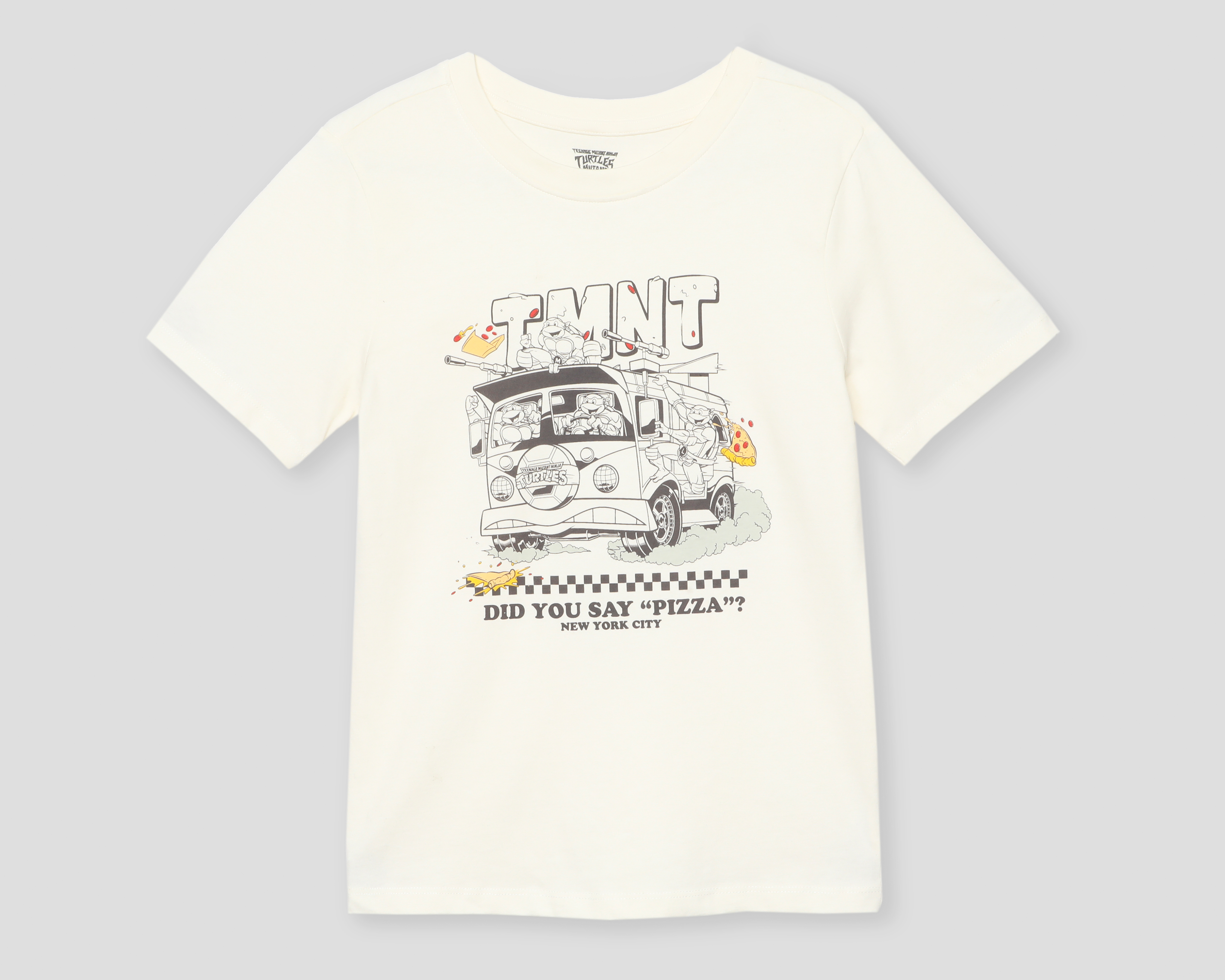 Foto 1 | Foto 1 | Playera de Cuello Redondo Blanca Tortugas Ninja para Niño