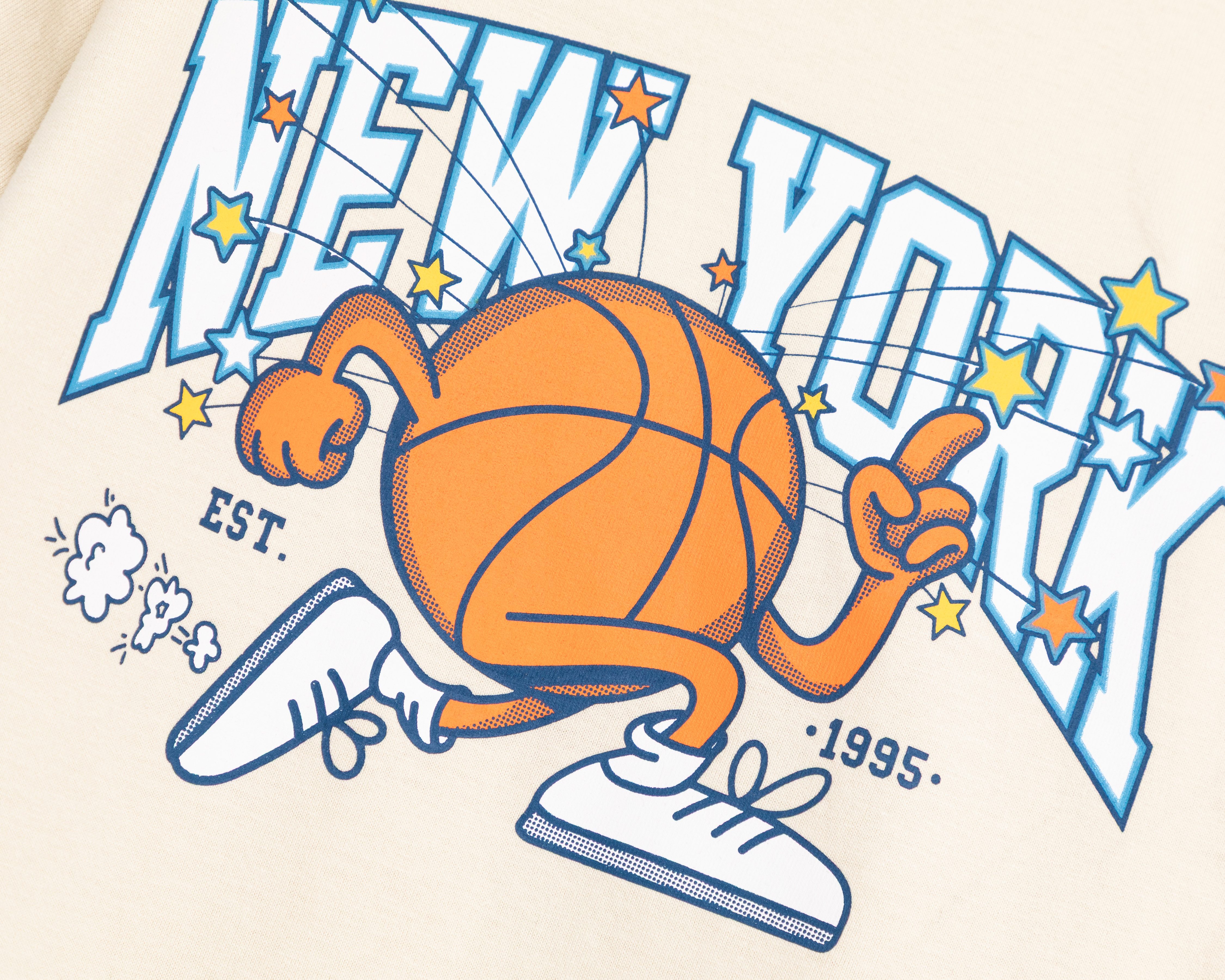 Foto 4 pulgar | Foto 3 | Playera de Cuello Redondo Beige Refill para Niño