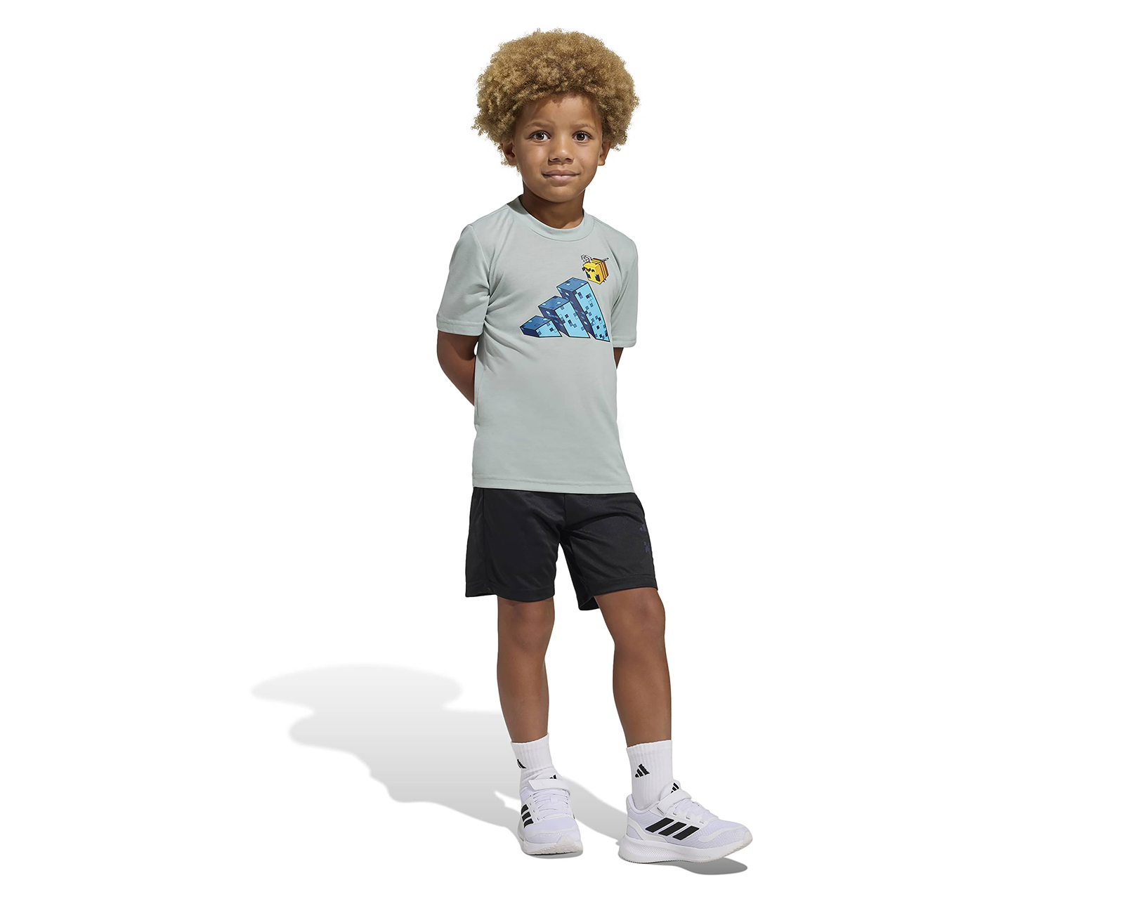 Short y Playera Adidas Minecraft Climacool para Niño