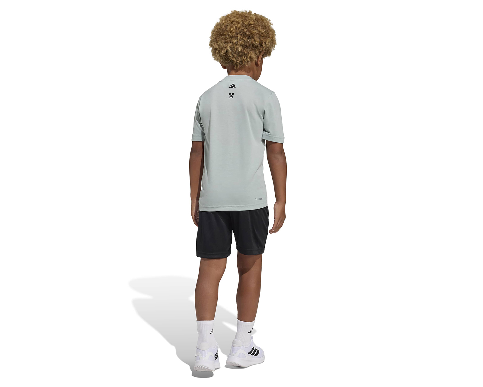 Foto 2 | Foto 2 | Short y Playera Adidas Minecraft Climacool para Niño