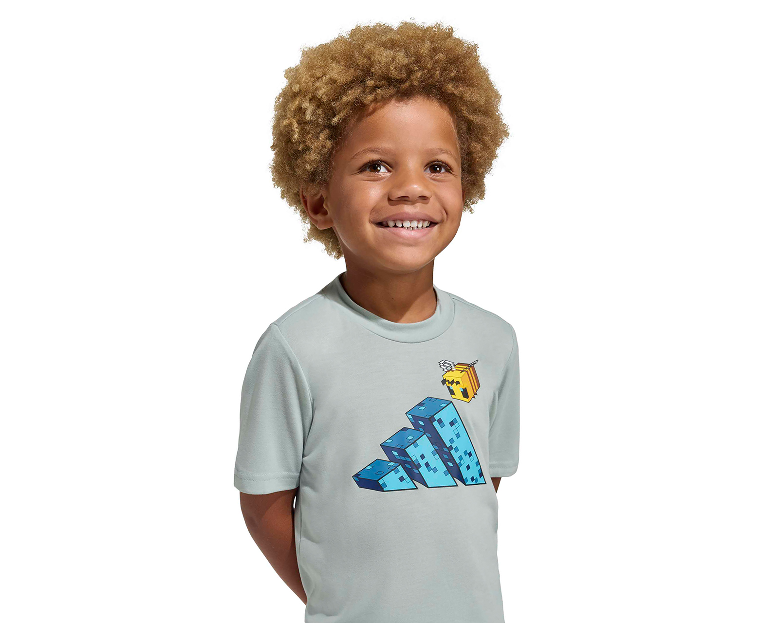 Foto 5 pulgar | Foto 4 | Short y Playera Adidas Minecraft Climacool para Niño