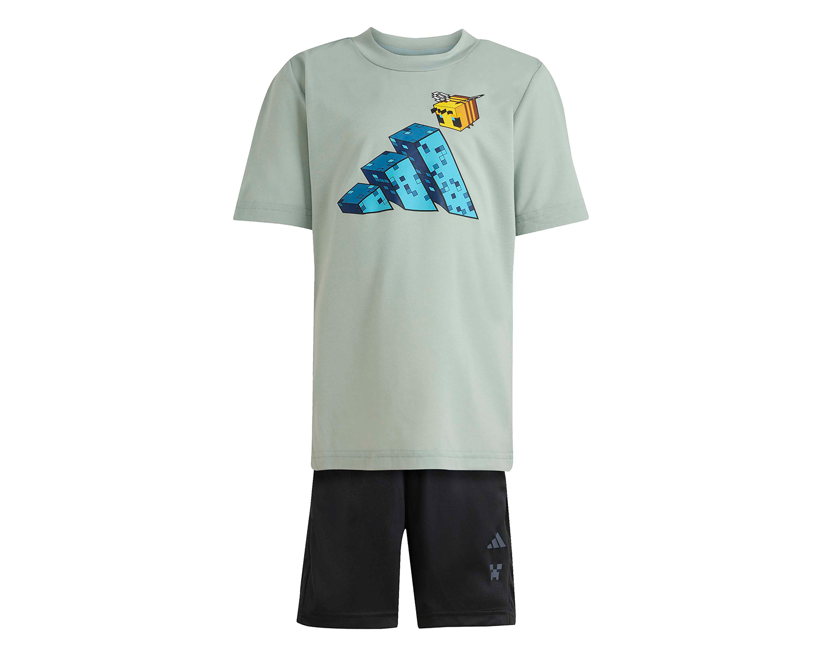 Foto 6 | Foto 6 | Short y Playera Adidas Minecraft Climacool para Niño