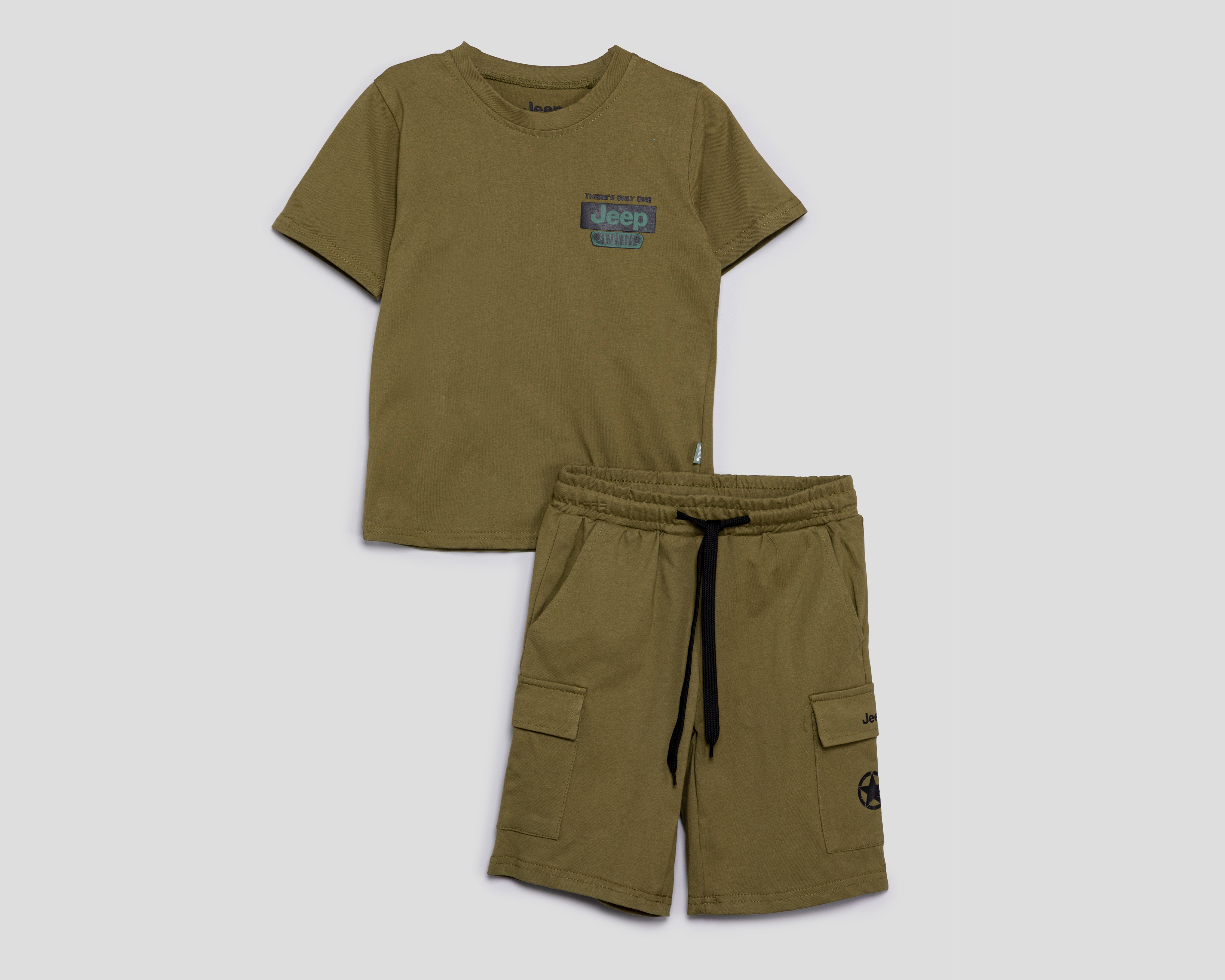 Foto 2 pulgar | Foto 1 | Playera y Short Jeep para Niño