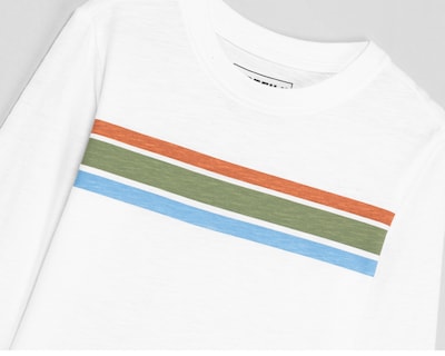 Foto 3 | Foto 3 | Playera Manga Larga Blanca Refill para Niño