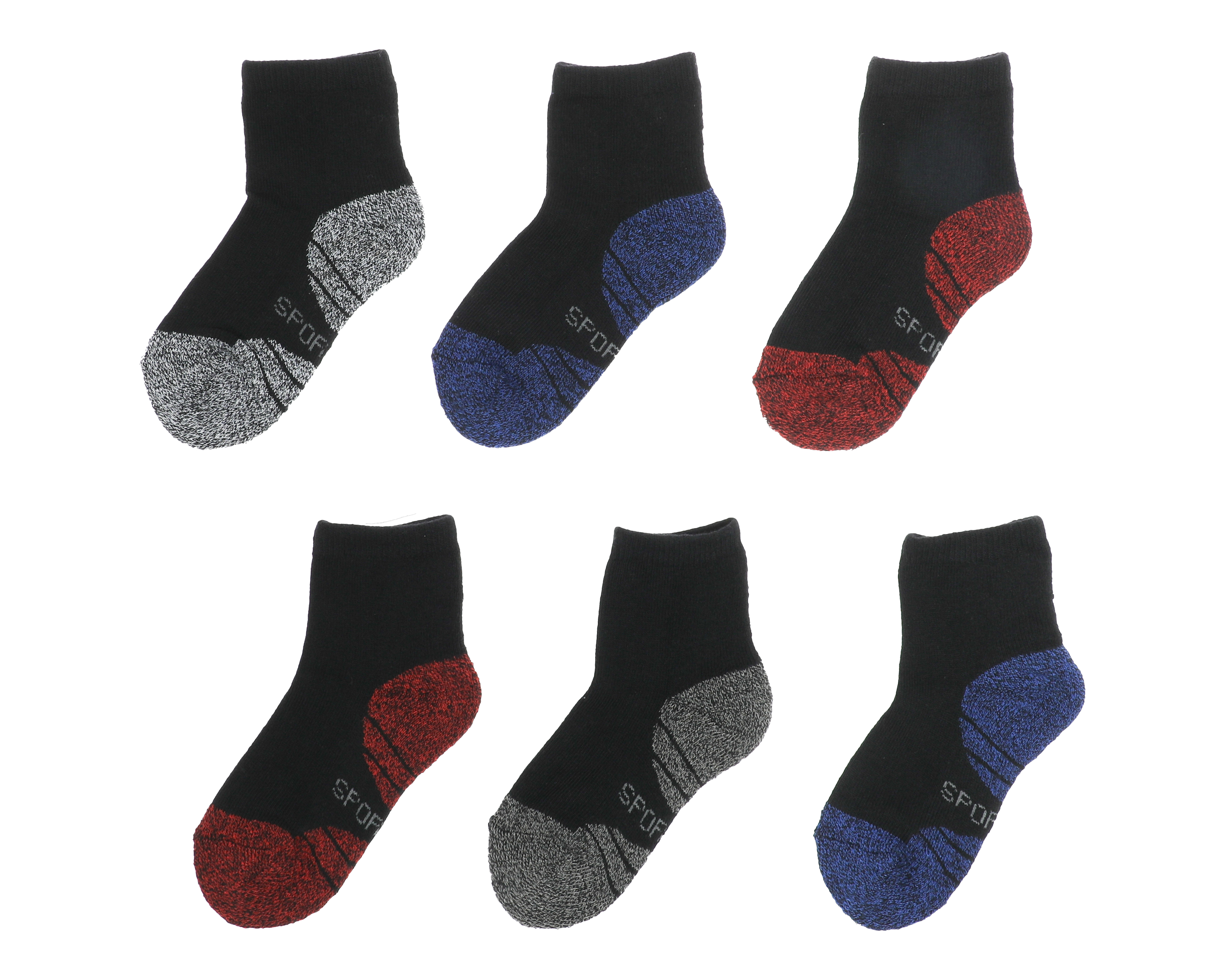 Foto 2 pulgar | Foto 1 | Calcetas Deportivas Sportline para Niño 6 Pares