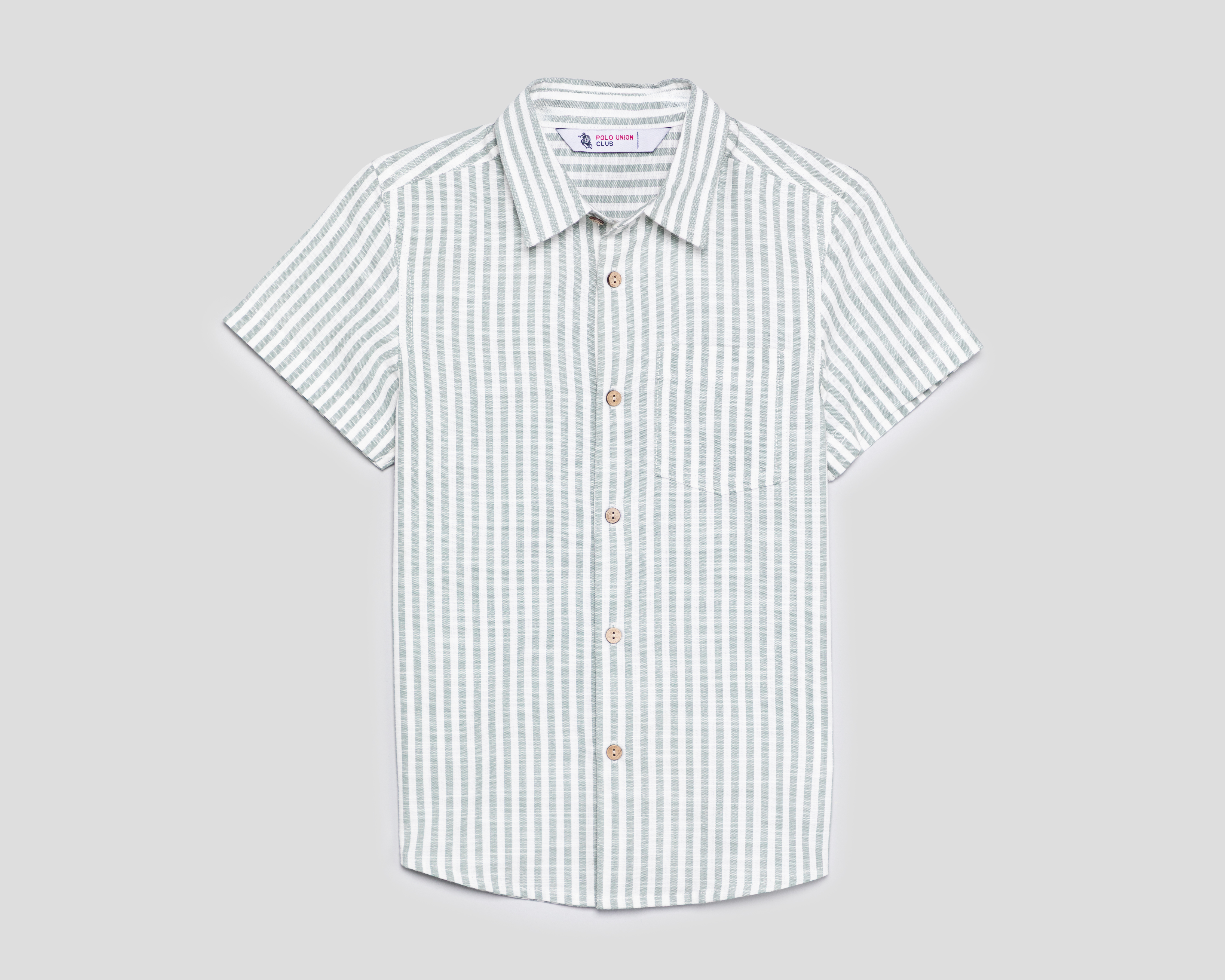 Camisa de Cuello Americano Multicolor Polo Union Club para Niño