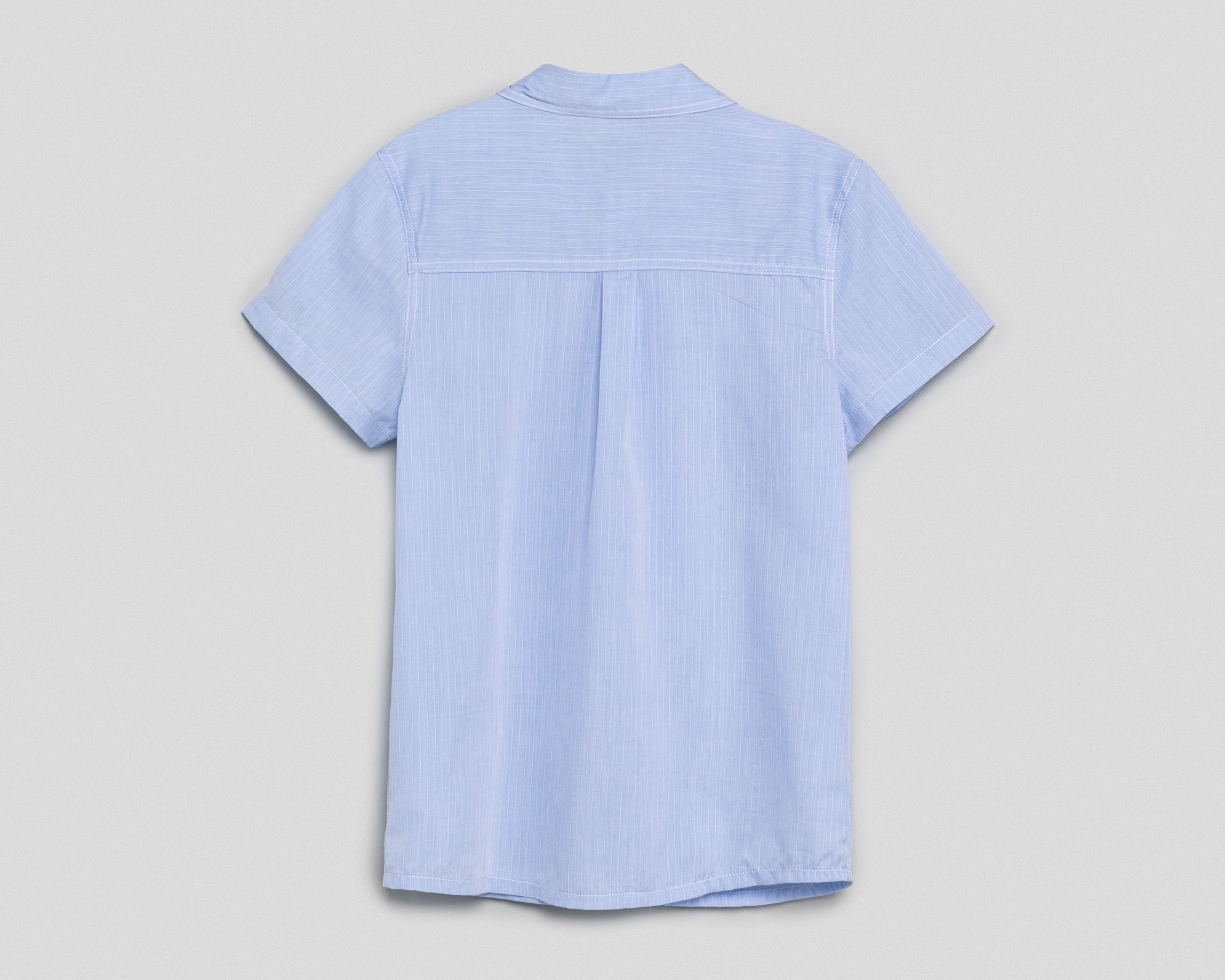 Foto 3 pulgar | Foto 2 | Camisa Cuello Americano Azul Refill para Niño