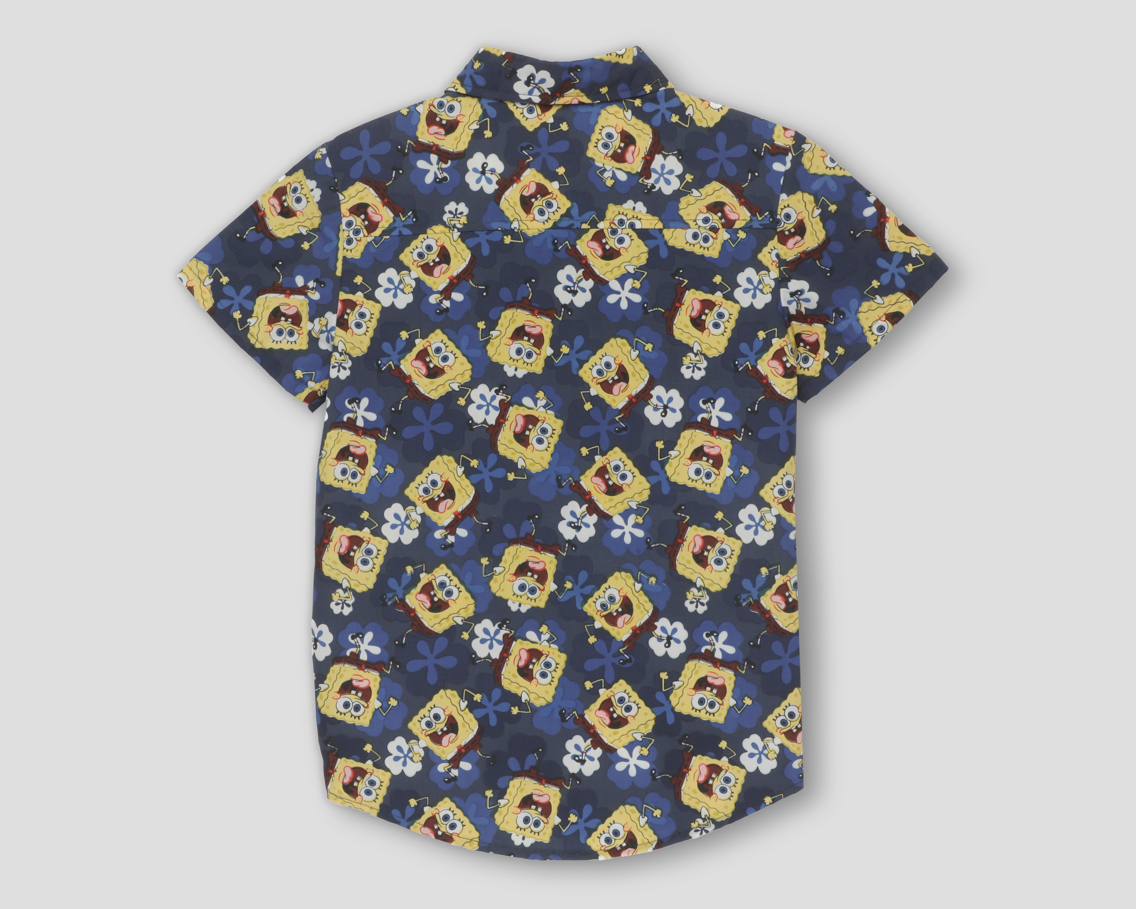 Foto 2 | Foto 2 | Camisa de Cuello Americano Multicolor Bob Esponja para Niño