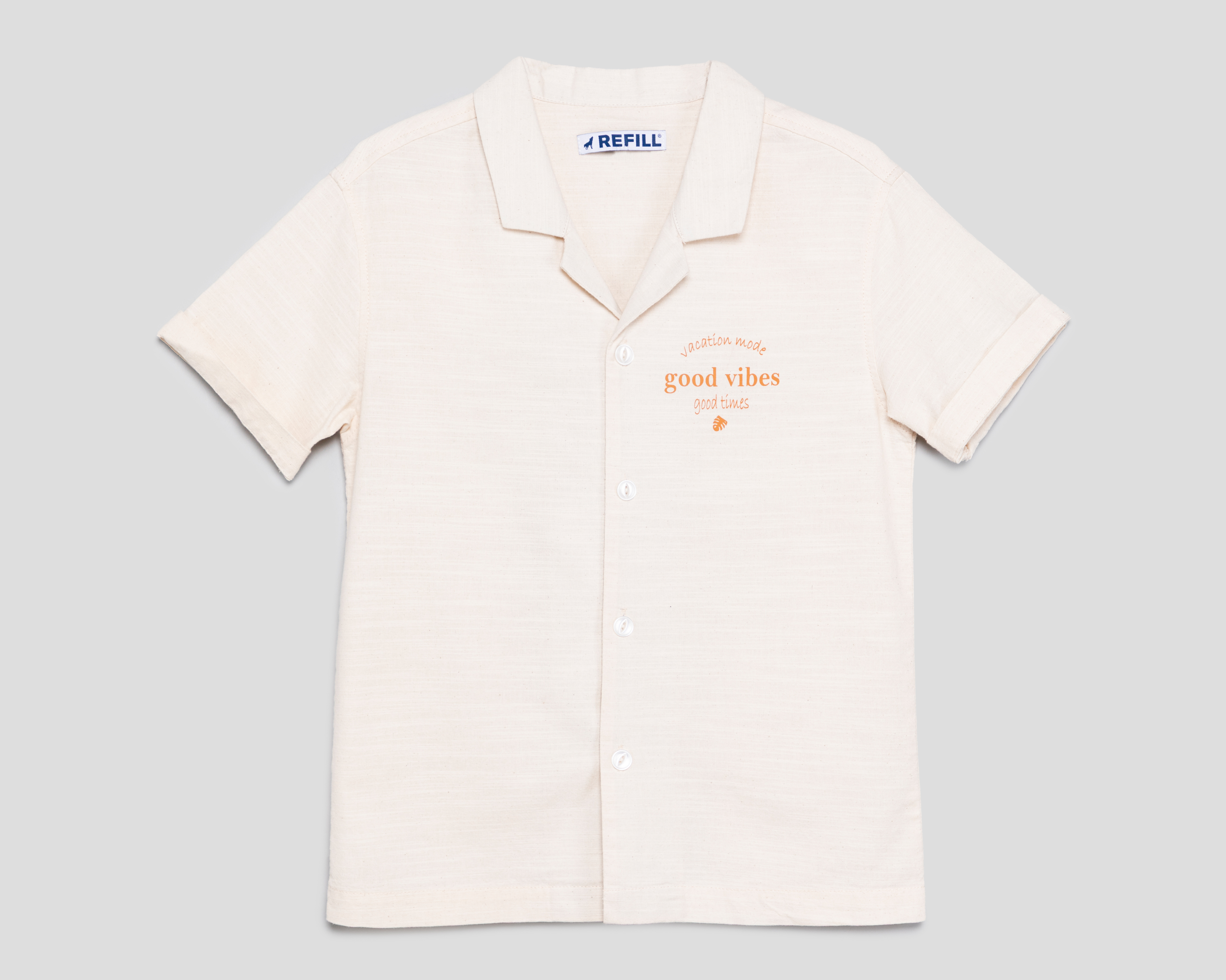 Foto 1 | Foto 1 | Camisa Cuello Americano Blanca Refill para Niño