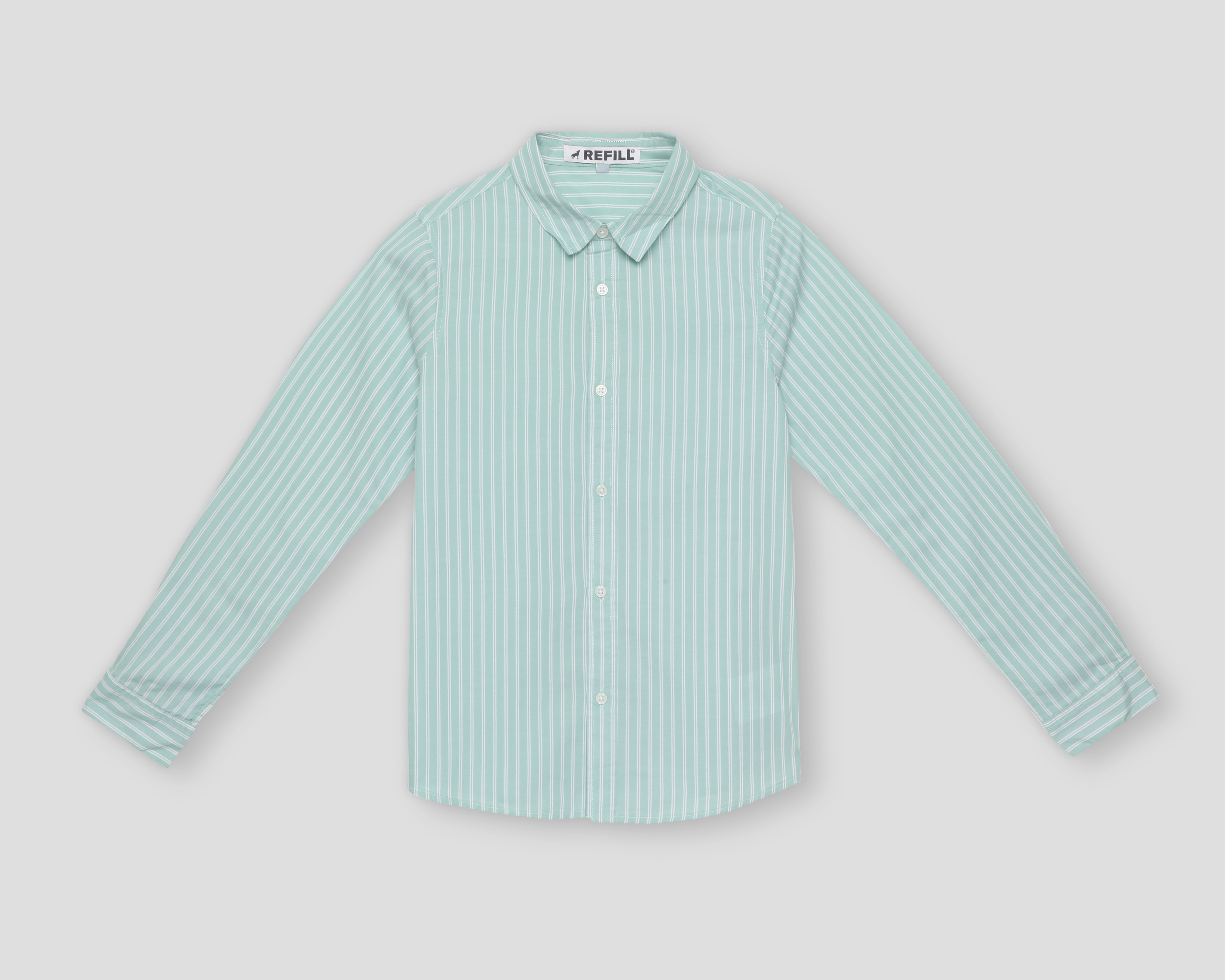 Foto 1 | Foto 1 | Camisa de Cuello Americano Verde Refill para Niño