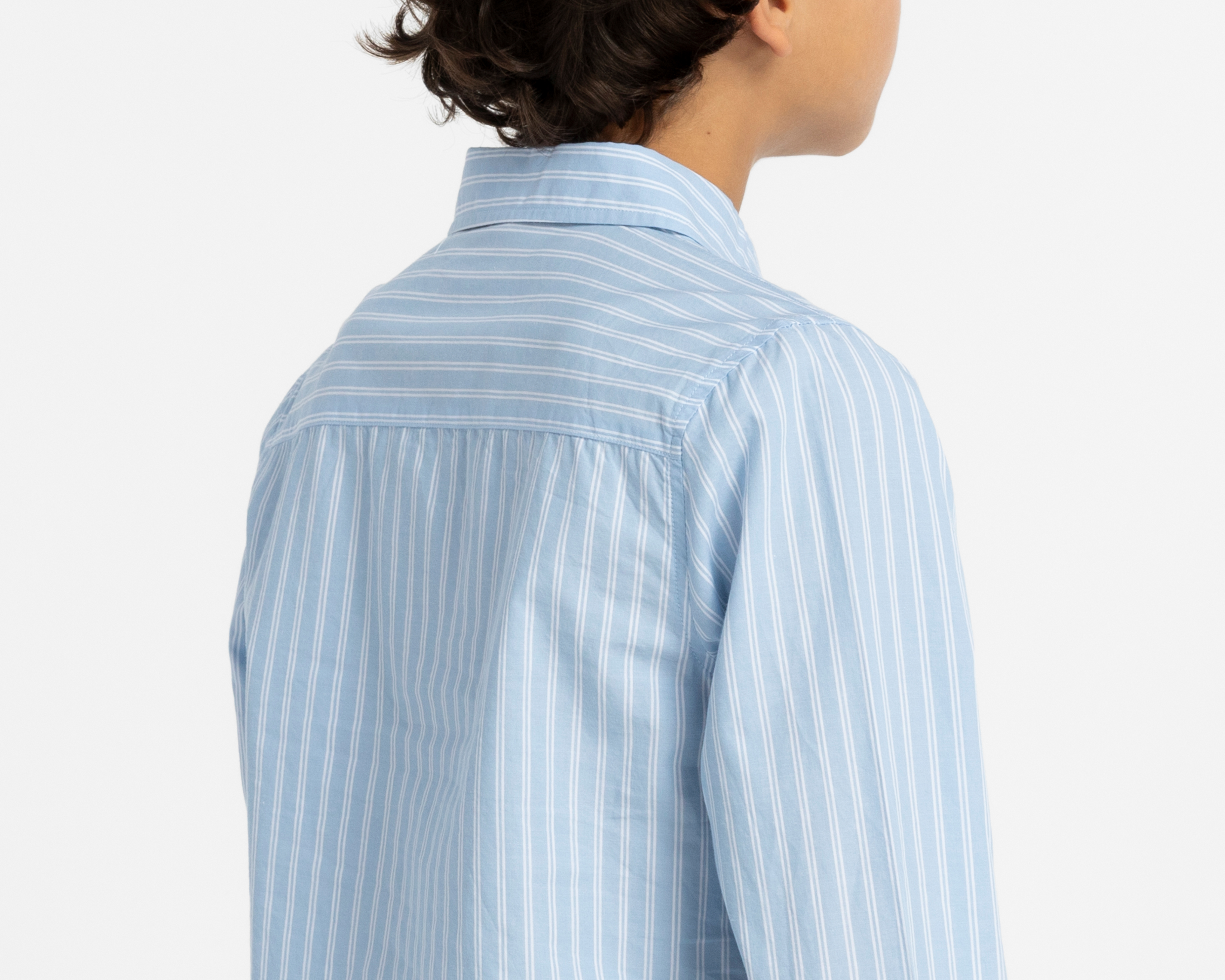 Foto 5 | Foto 5 | Camisa de Cuello Americano Azul Refill para Niño