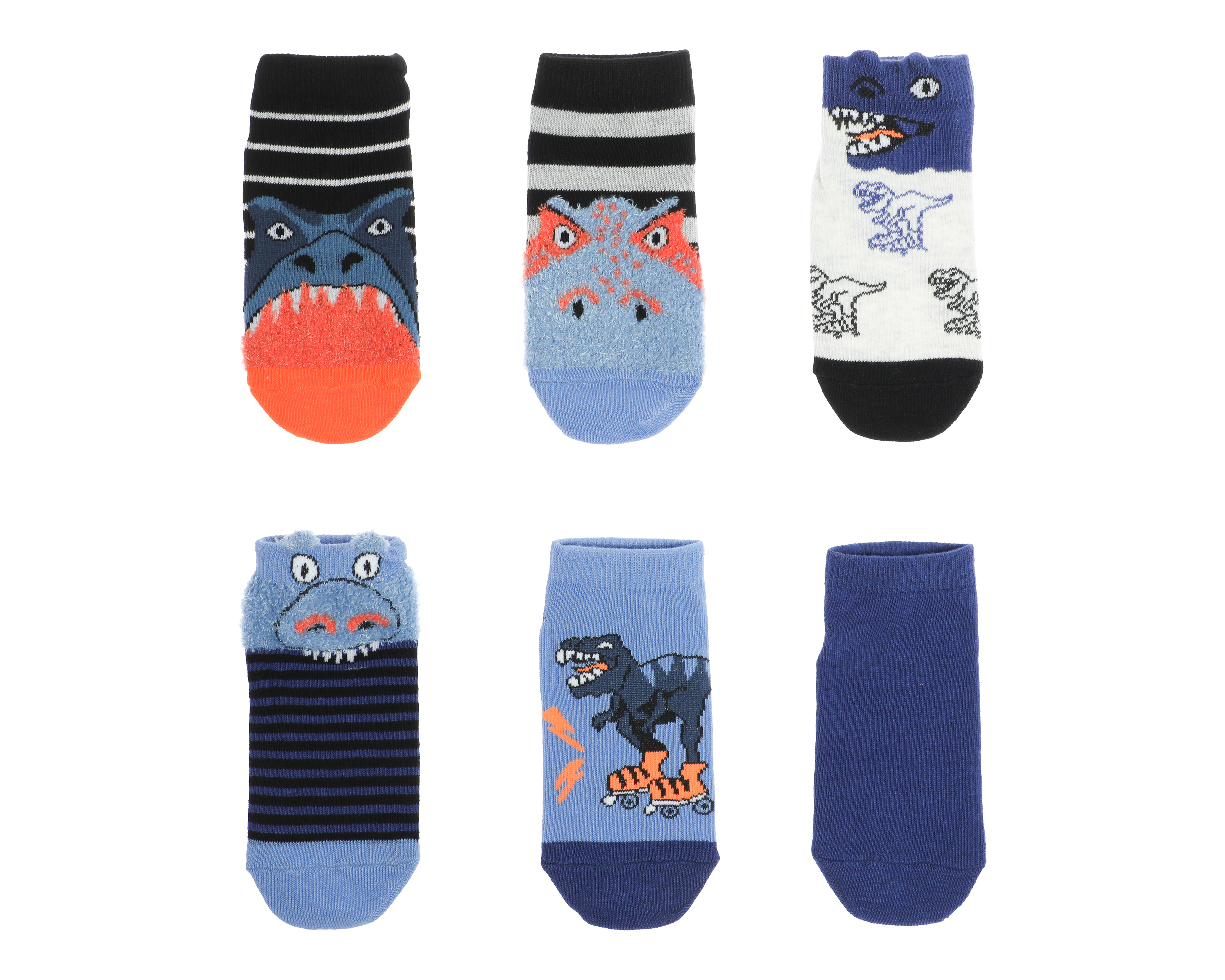 Calcetas Cortas Refill para Niño 6 Pares