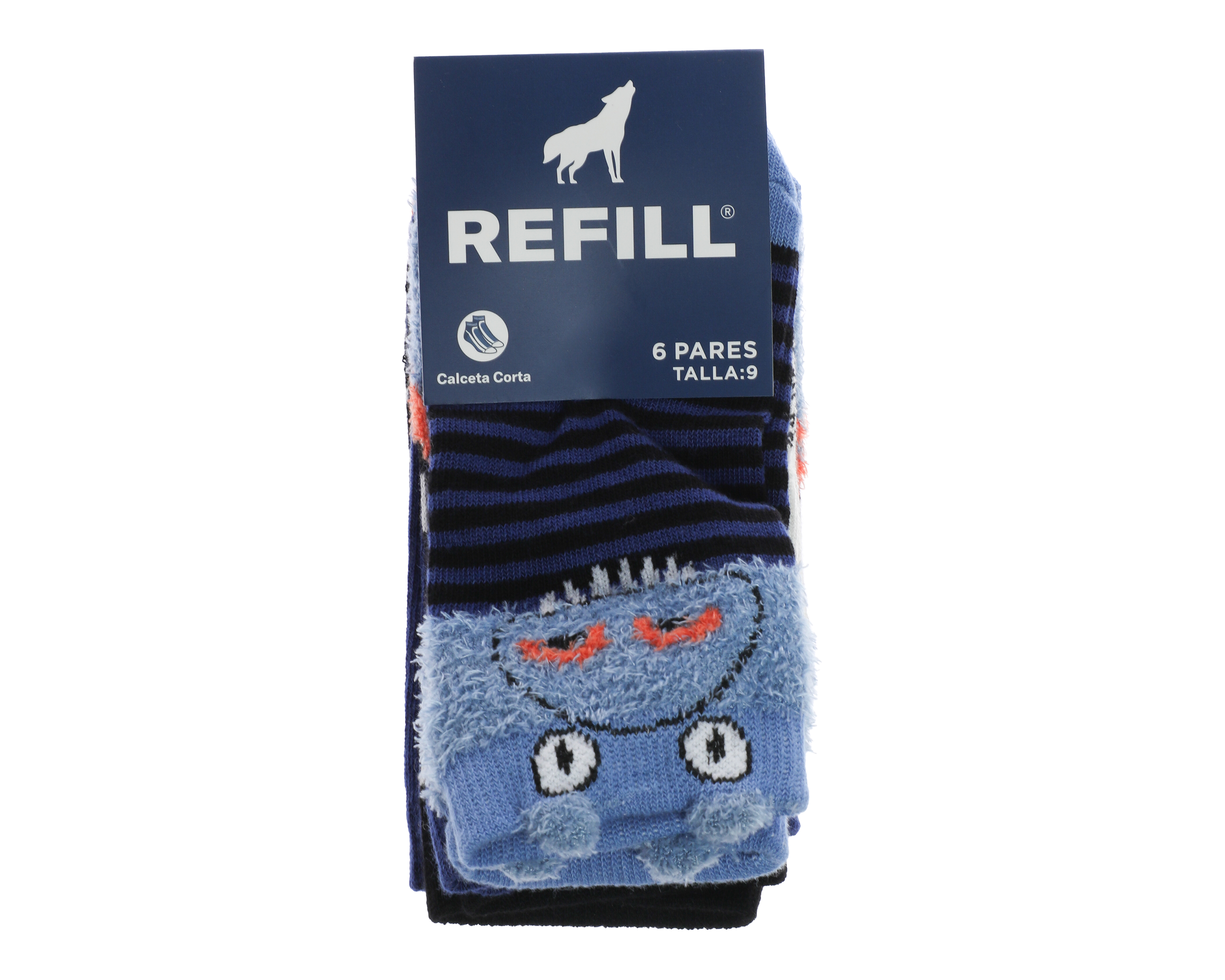 Foto 3 | Foto 3 | Calcetas Cortas Refill para Niño 6 Pares