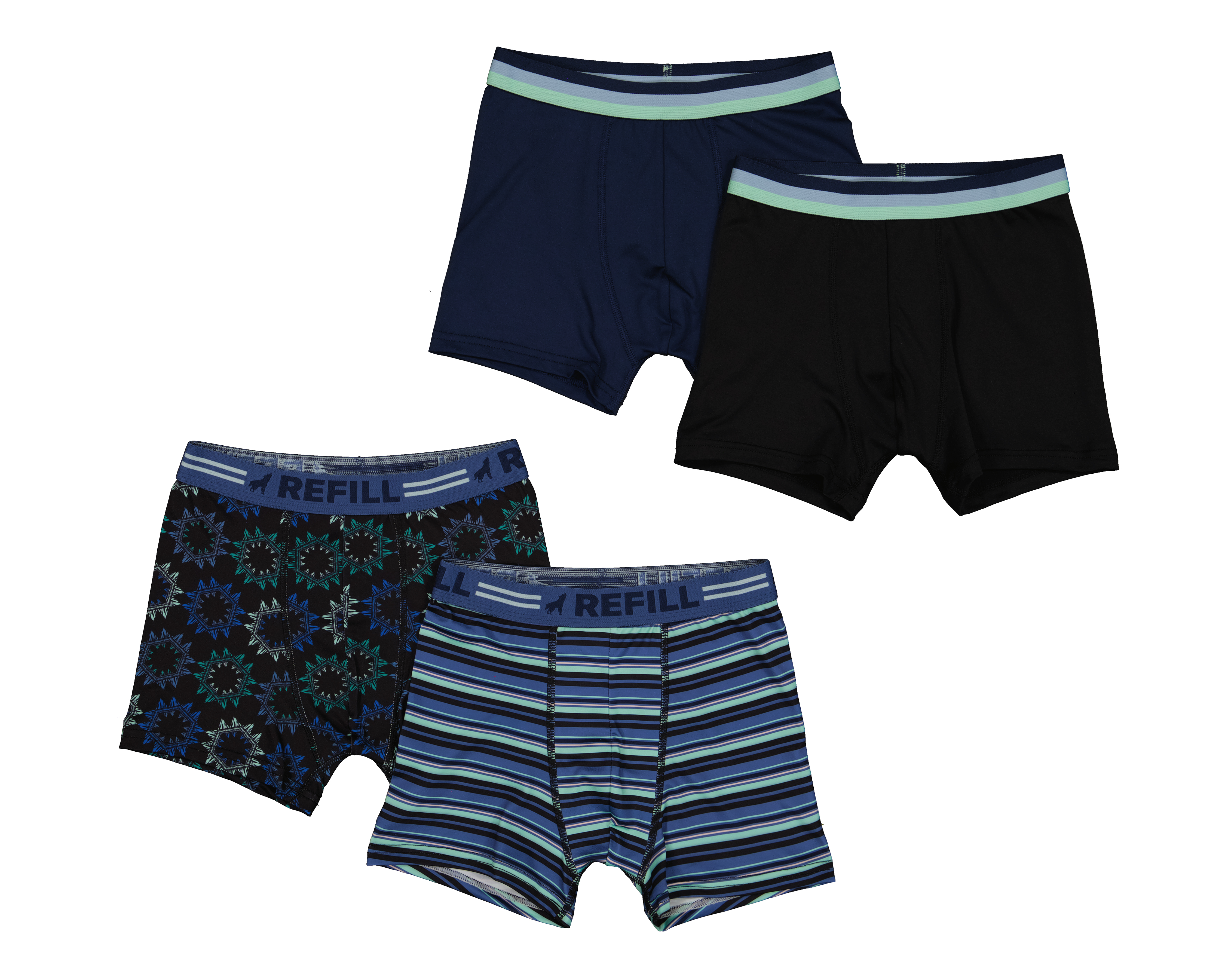 Foto 2 pulgar | Foto 1 | Bóxer Refill para Niño 4 Piezas