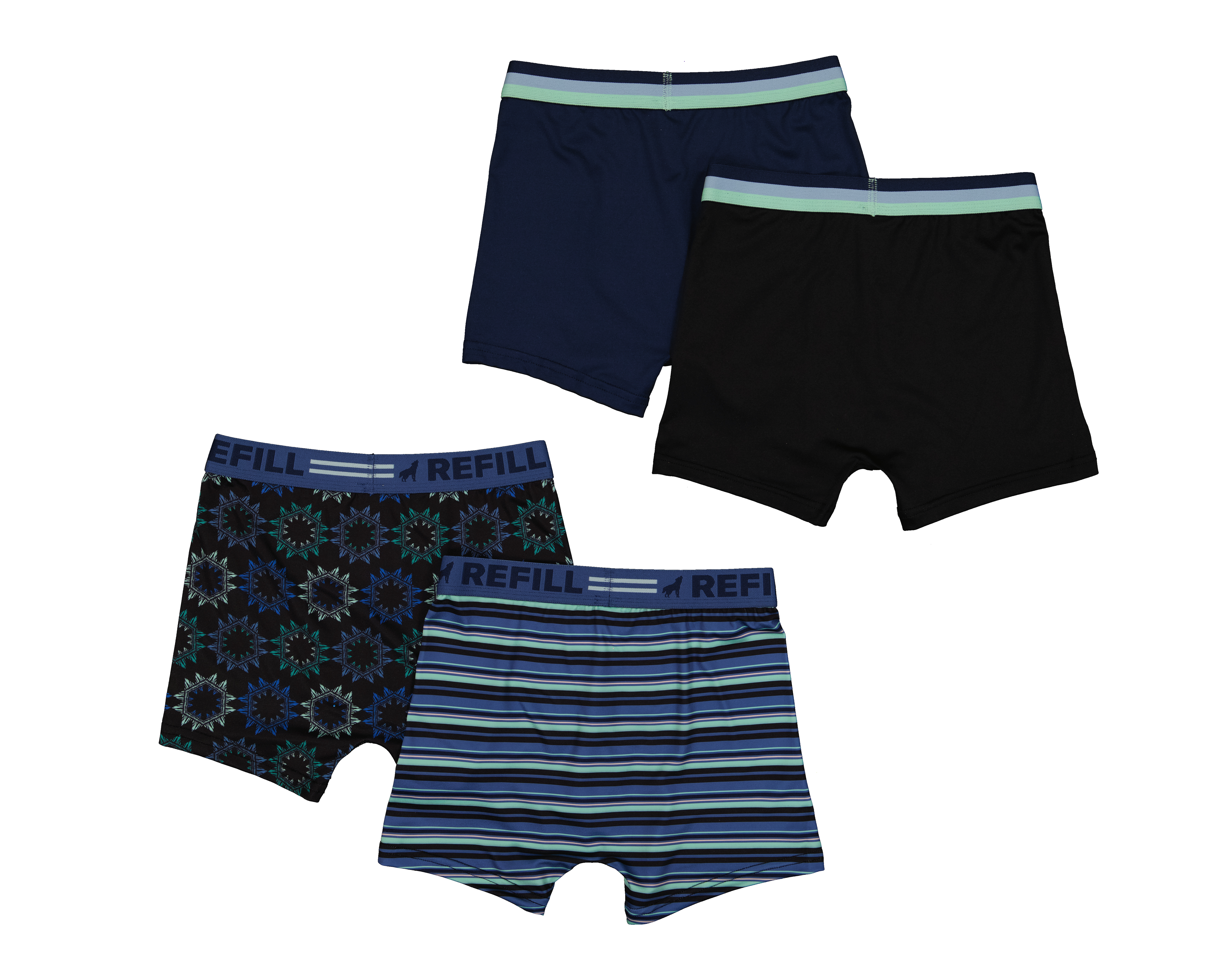 Foto 3 pulgar | Foto 2 | Bóxer Refill para Niño 4 Piezas