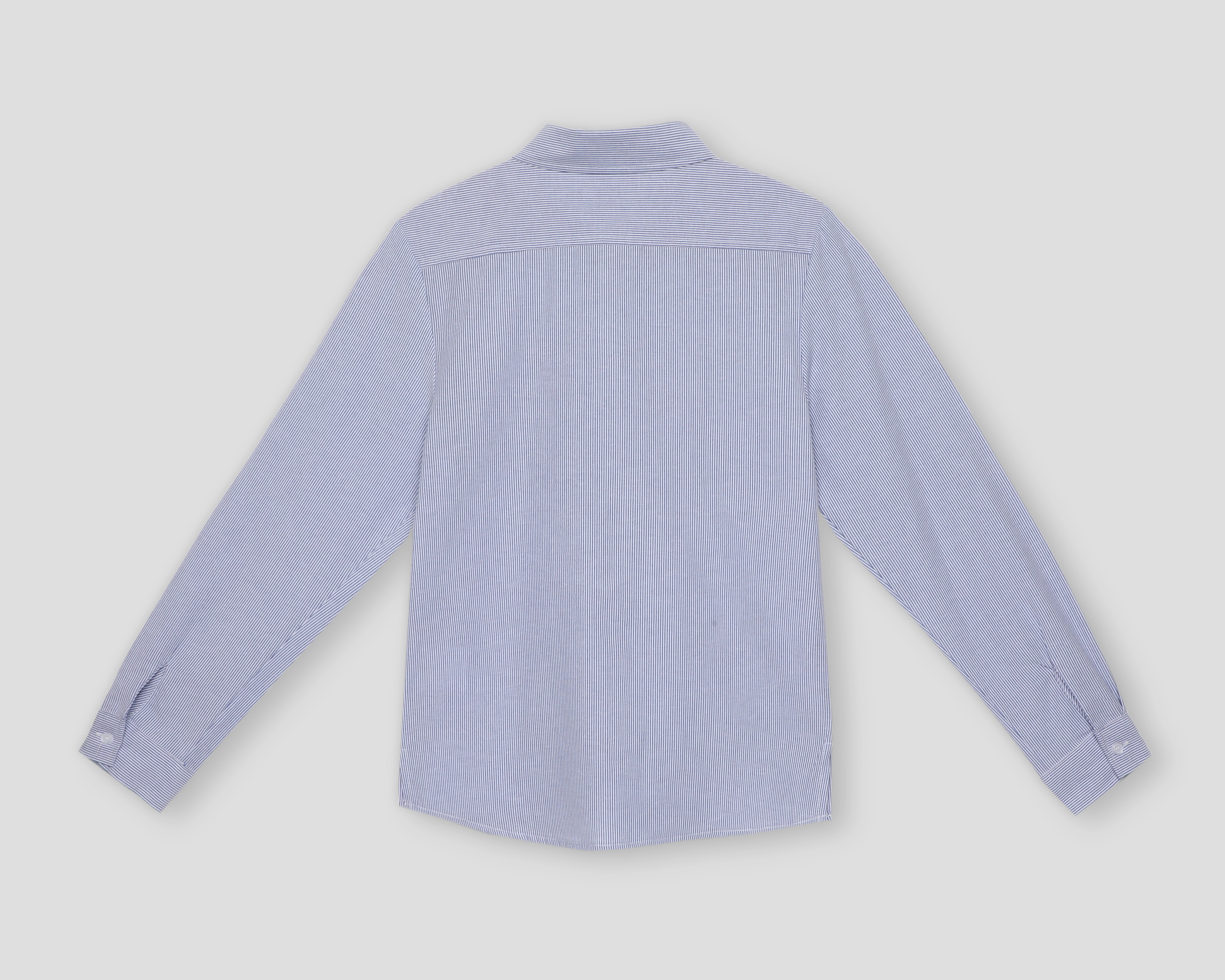 Foto 3 pulgar | Foto 2 | Camisa de Cuello Americano Azul Refill Juvenil