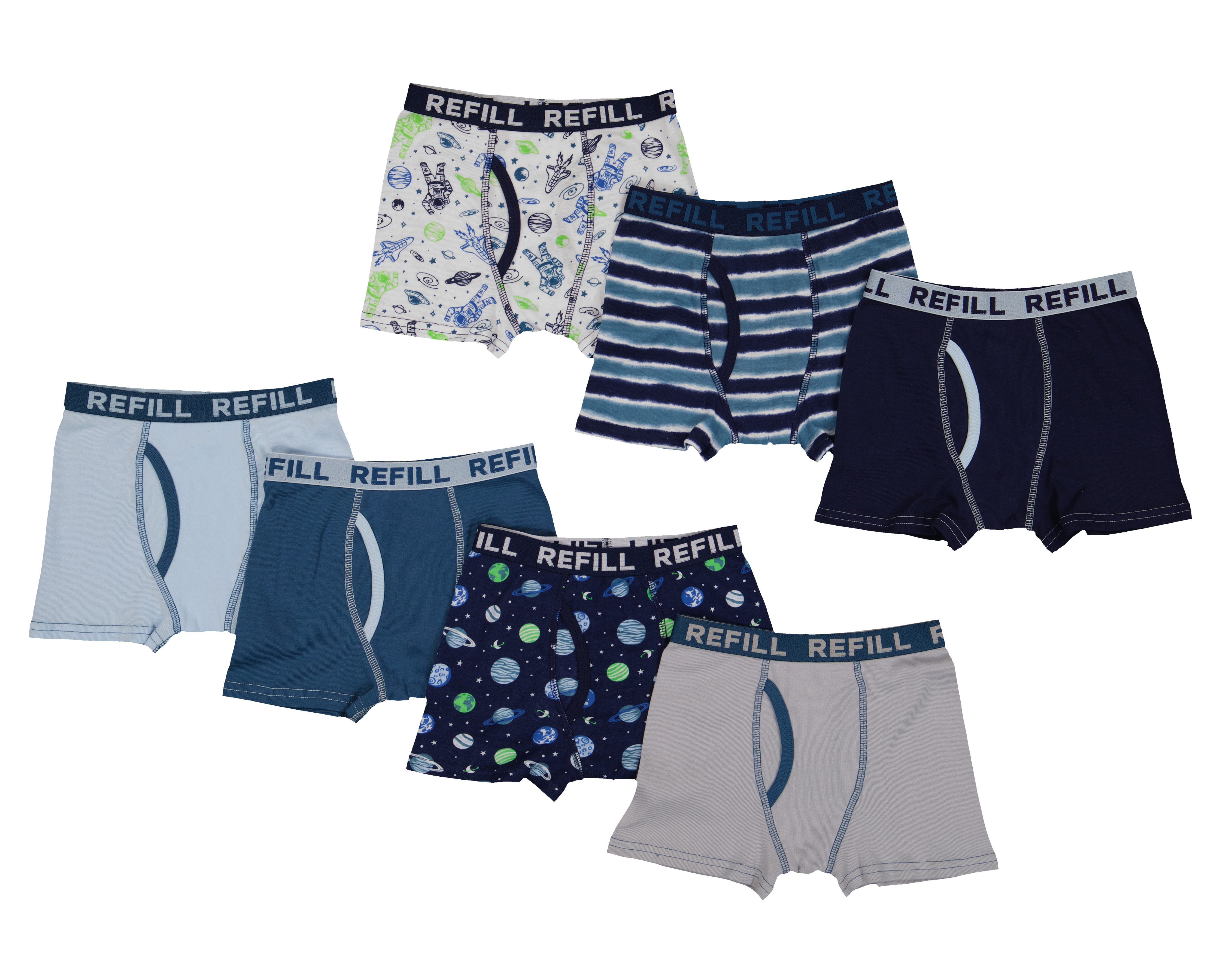 Foto 2 pulgar | Foto 1 | Bóxer Refill para Niño 7 Piezas