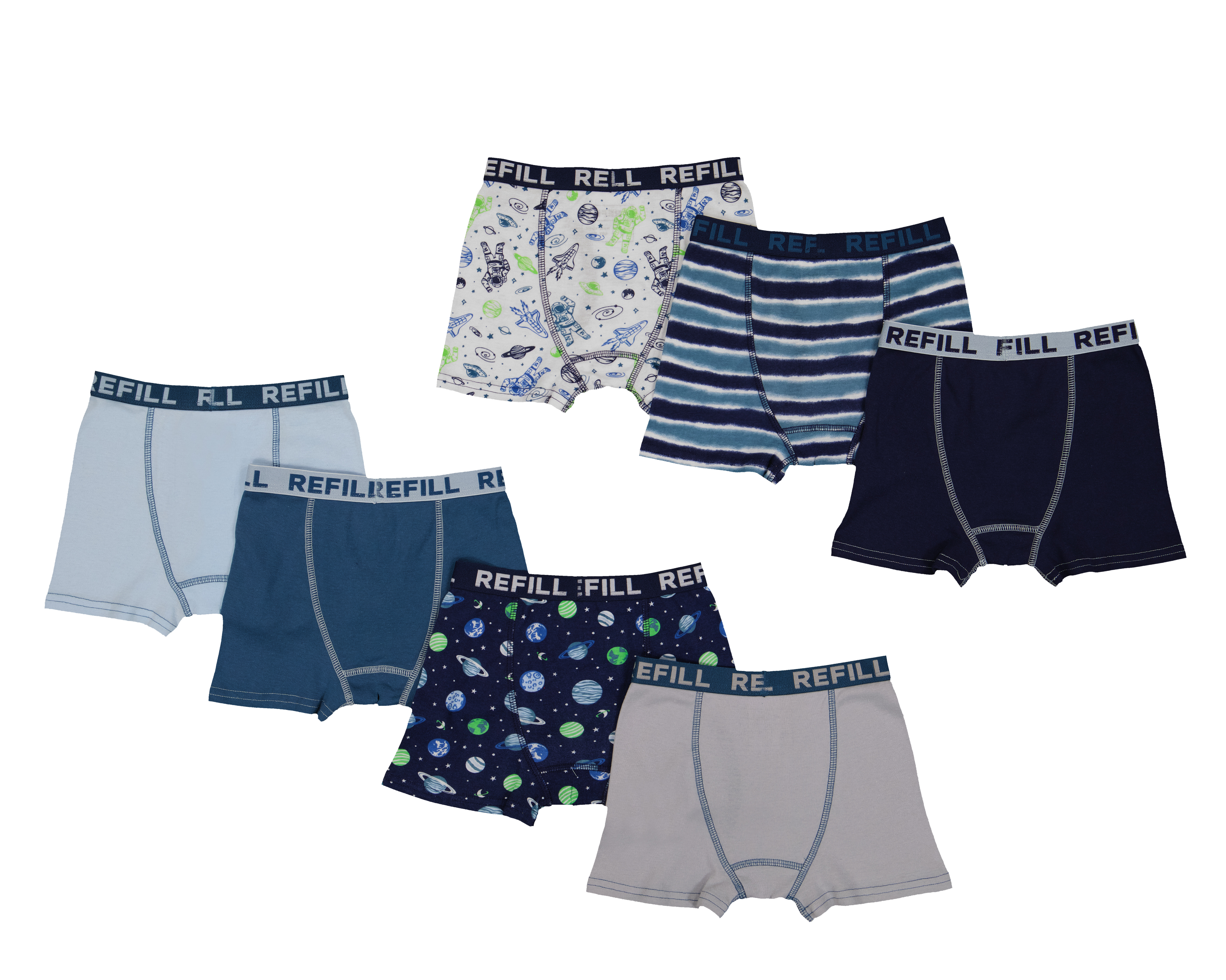 Foto 2 | Foto 2 | Bóxer Refill para Niño 7 Piezas