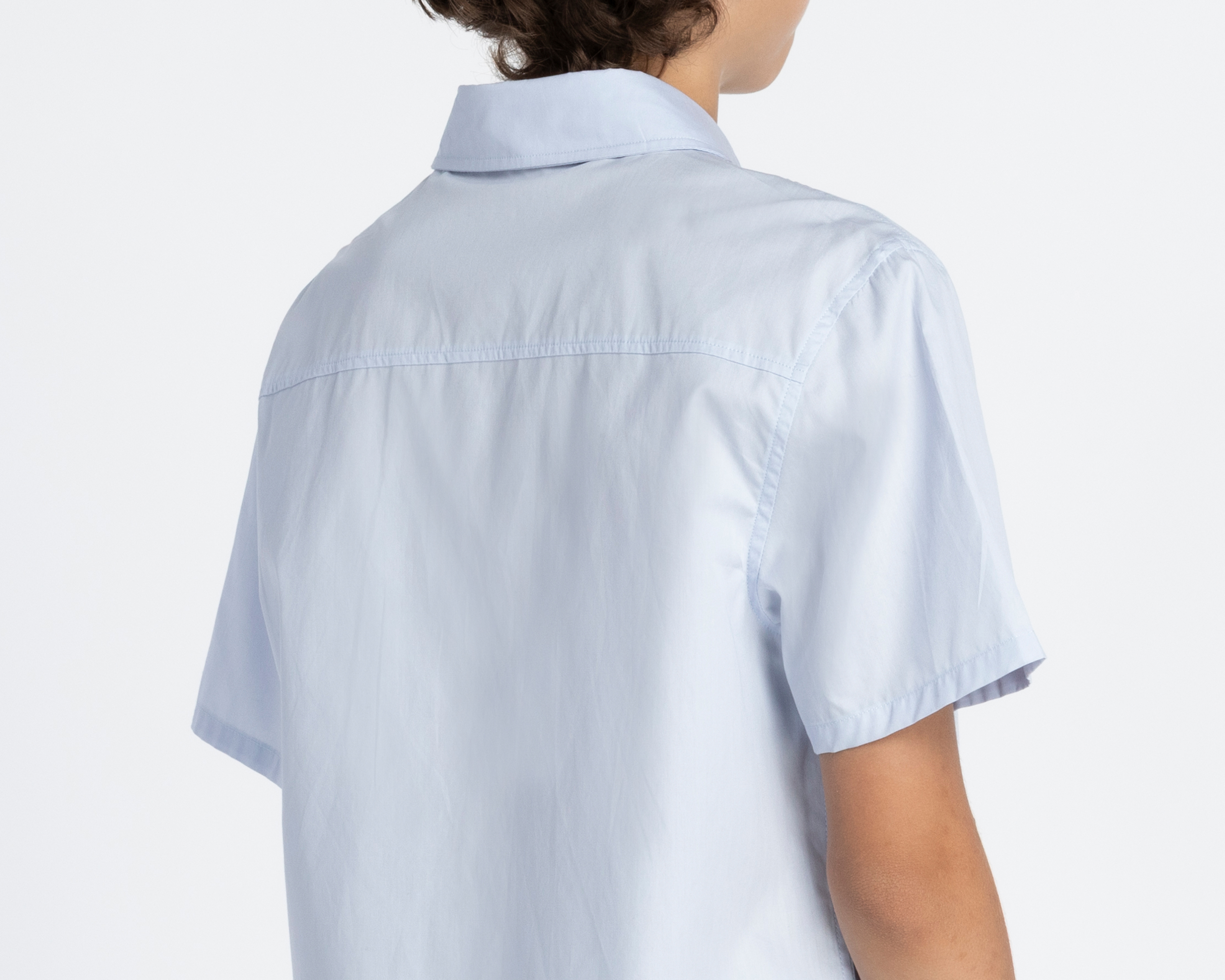 Foto 6 pulgar | Foto 5 | Camisa de Cuello Americano Azul Refill para Niño