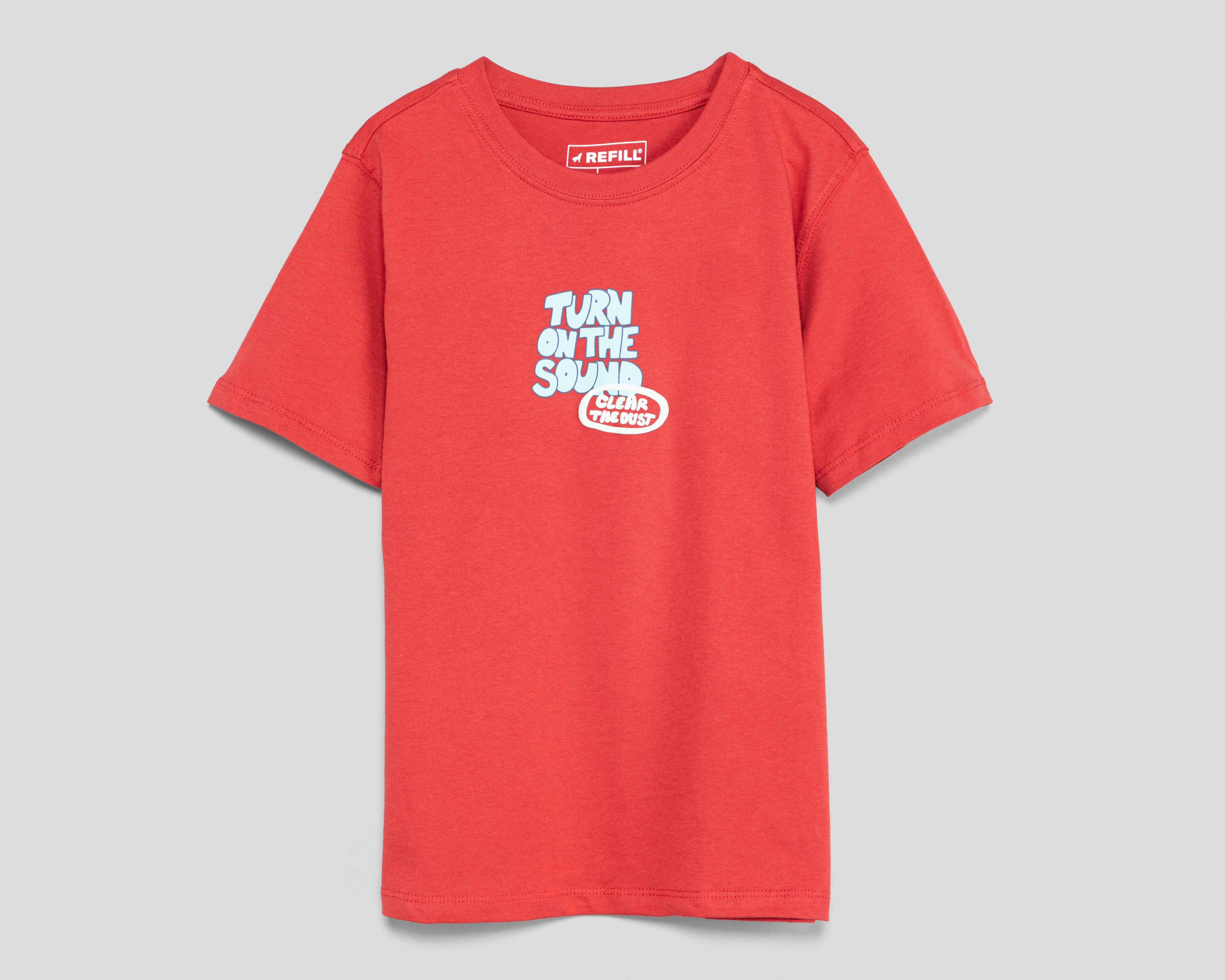 Foto 1 | Foto 1 | Playera de Cuello Redondo Roja Refill para Niño