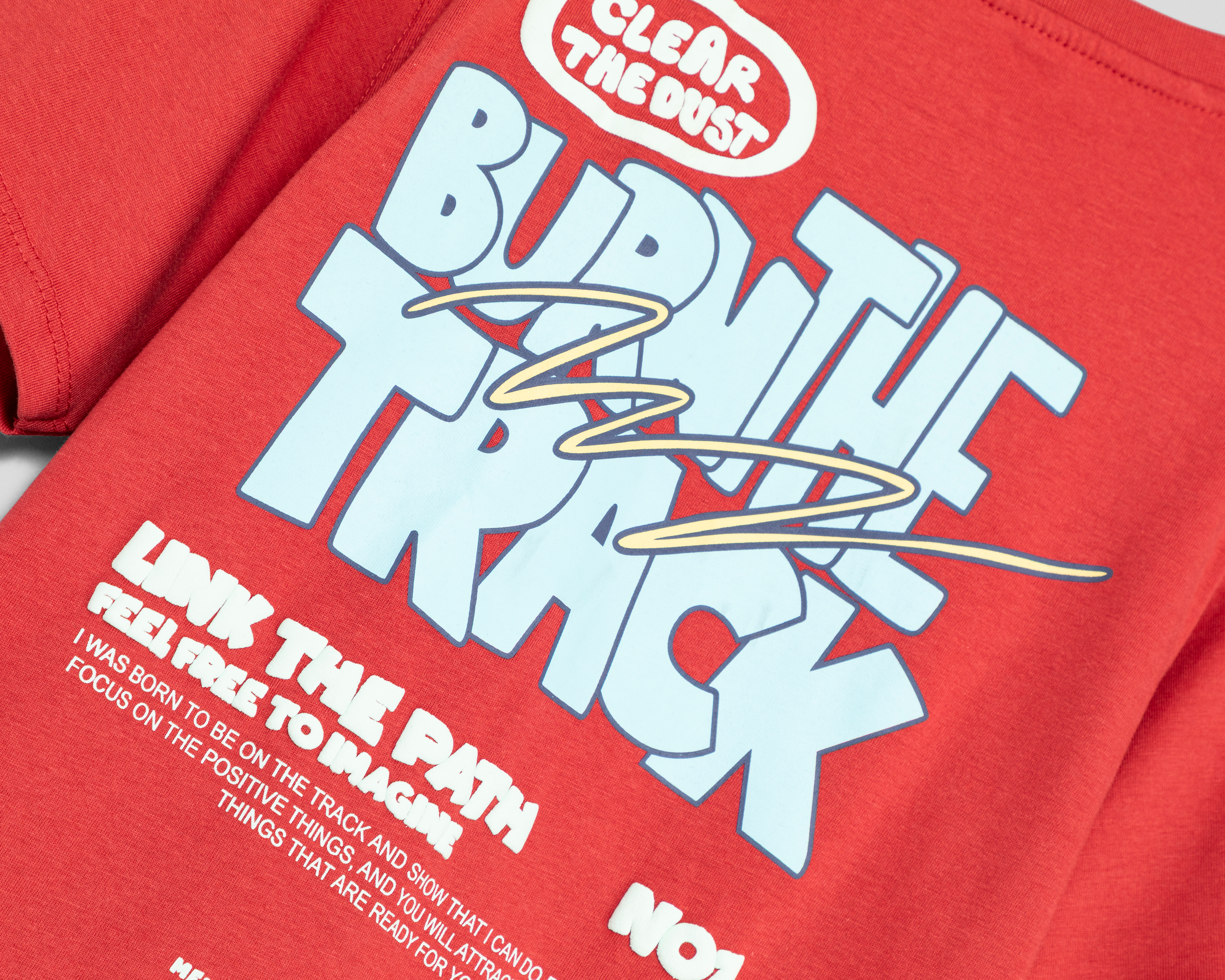 Foto 4 | Foto 4 | Playera de Cuello Redondo Roja Refill para Niño