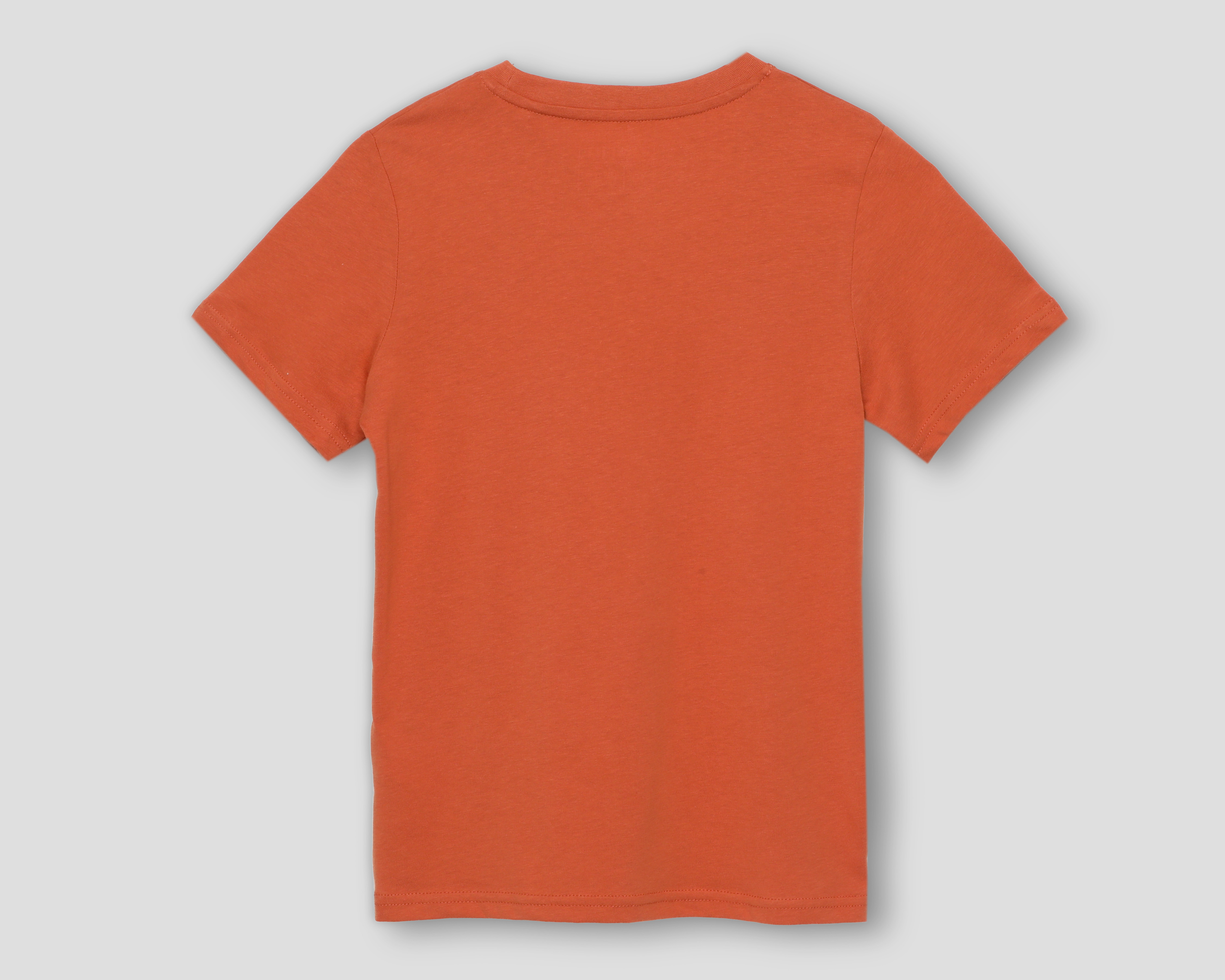 Foto 3 pulgar | Foto 2 | Playera de Cuello Redondo Anaranjada Refill para Niño