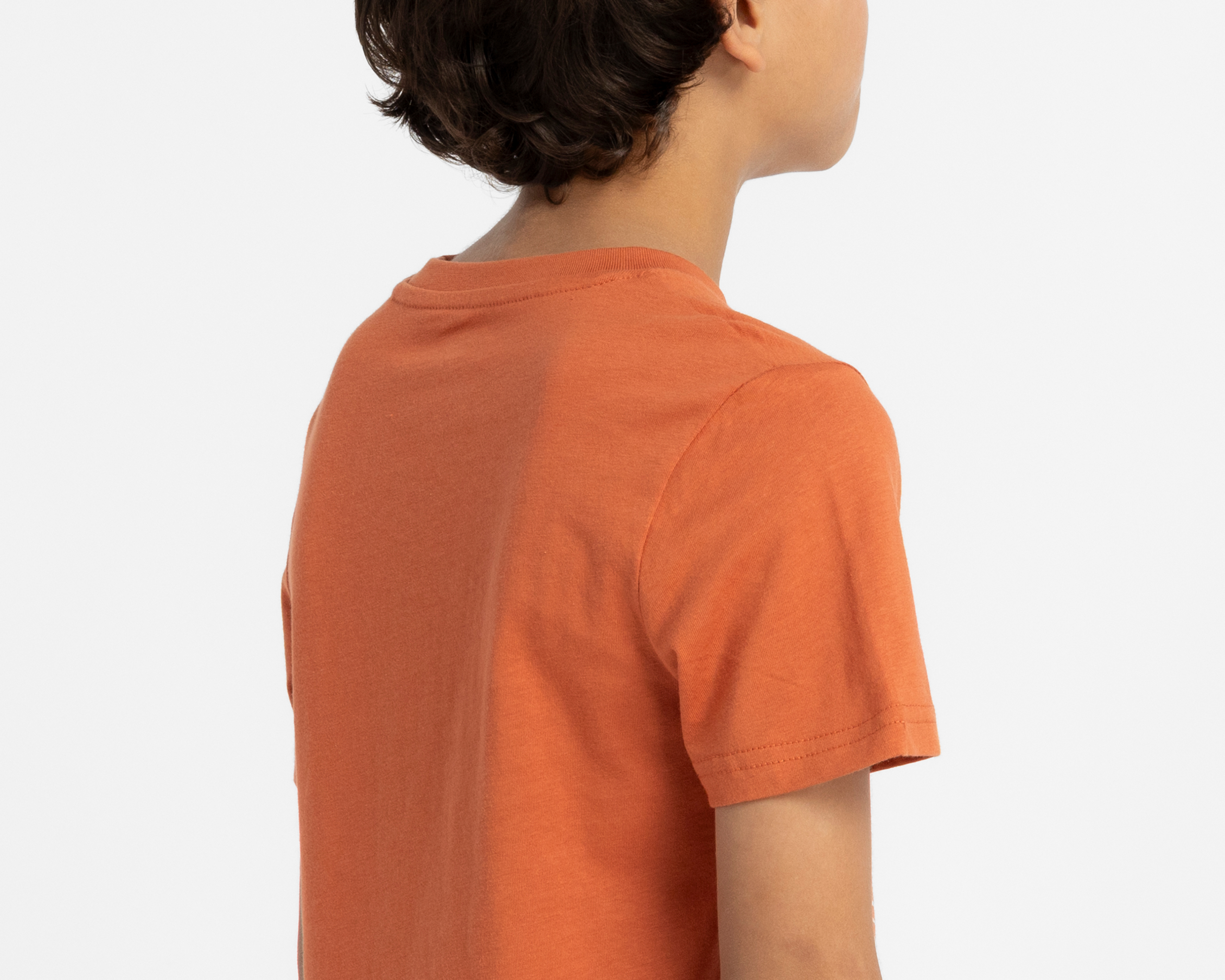 Foto 5 | Foto 5 | Playera de Cuello Redondo Anaranjada Refill para Niño