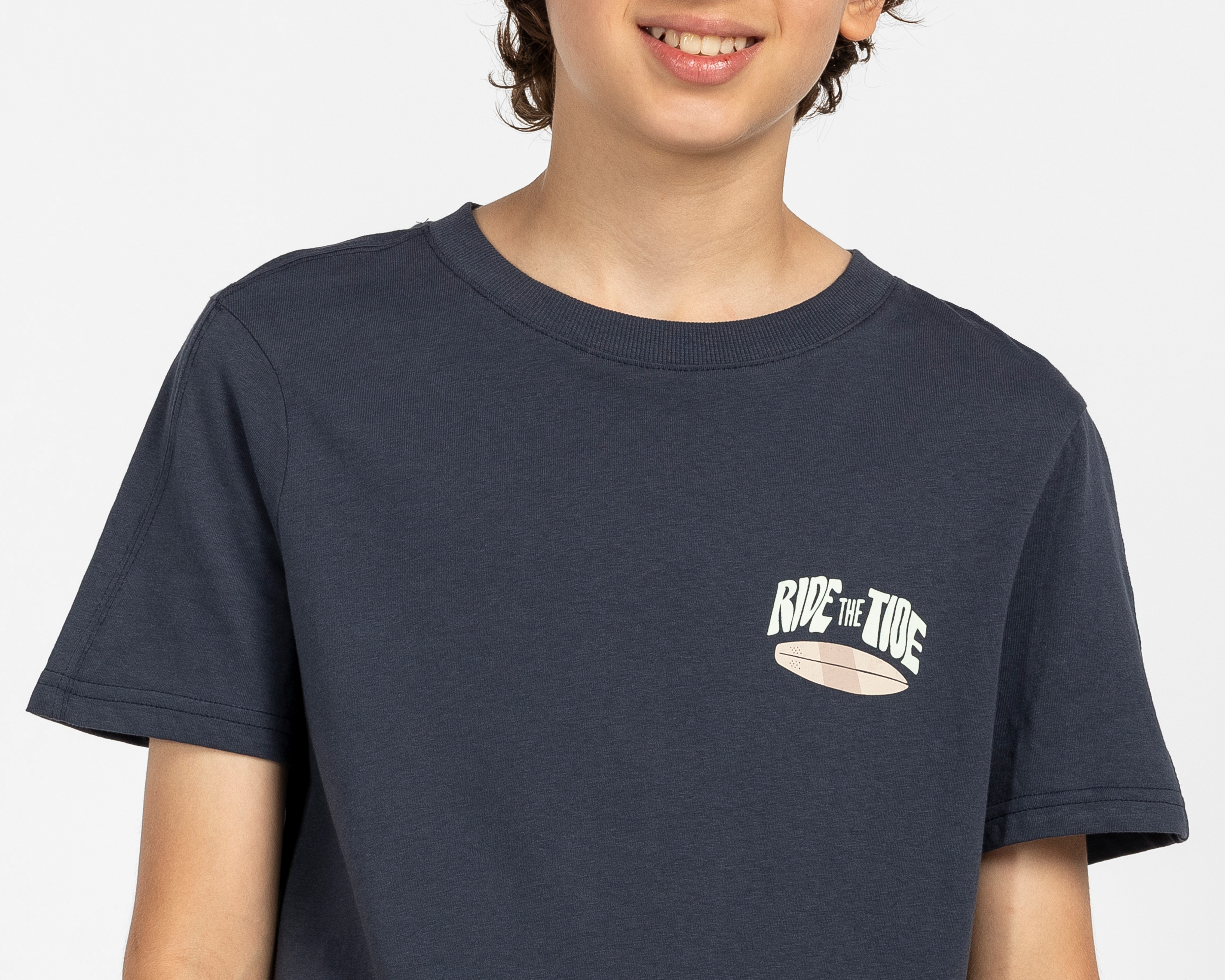 Foto 4 | Foto 4 | Playera de Cuello Redondo Azul Refill para Niño